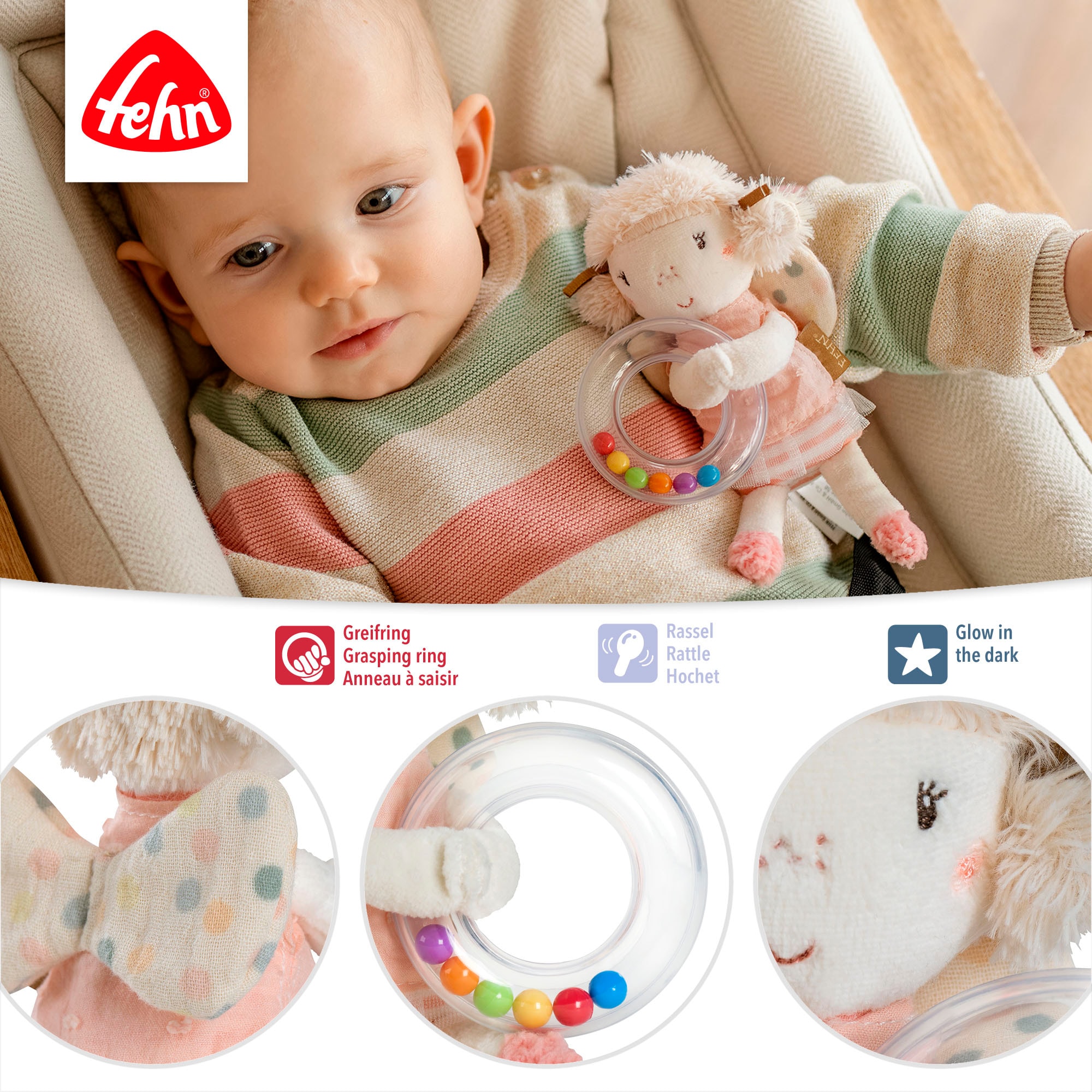 Fehn Hochet »feehnLAND, Rasselring Fee«