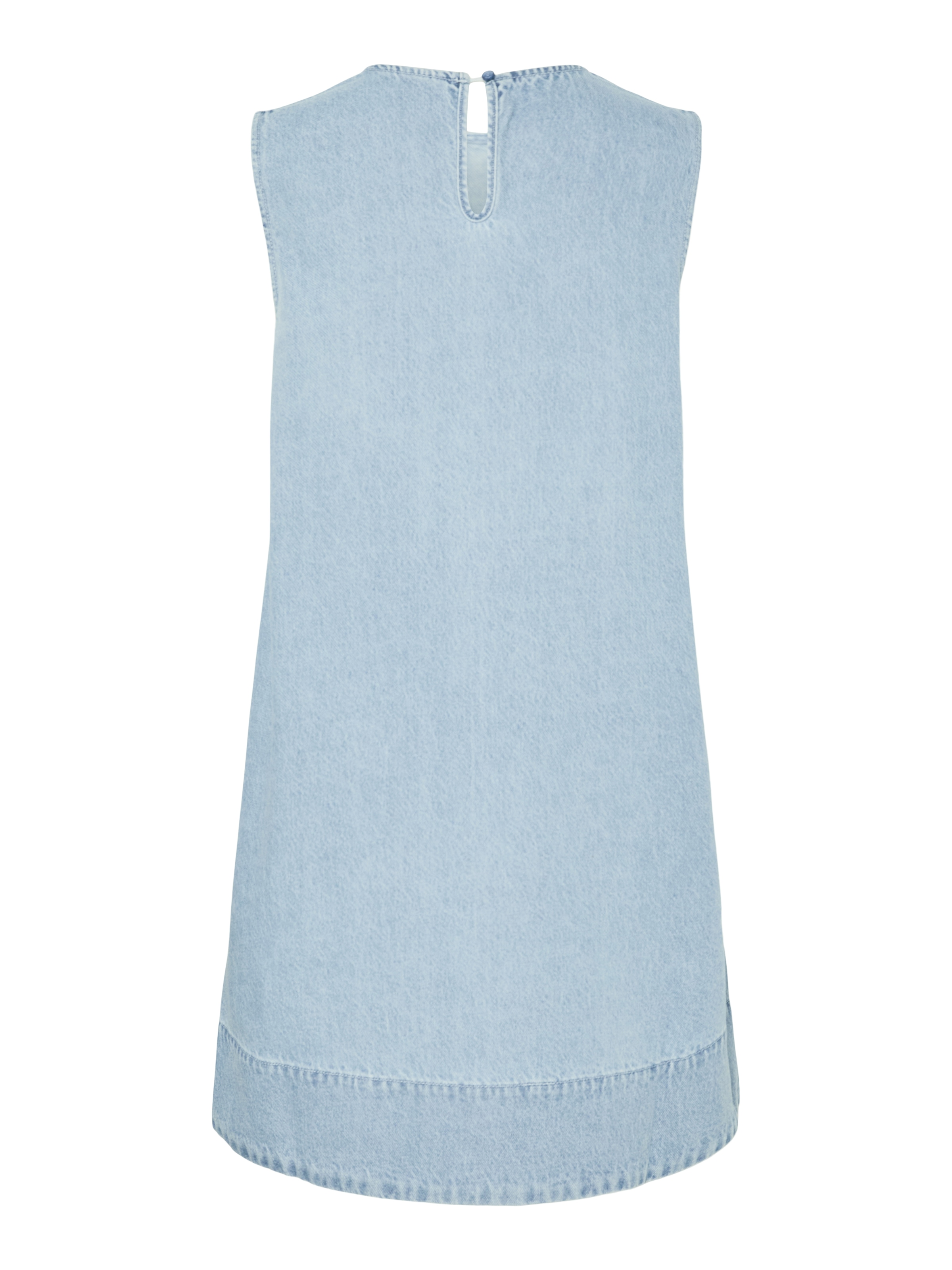pieces Robe en jean »PCFLORA SL MINI DENIM DRESS NOOS« avec coupe trapèze