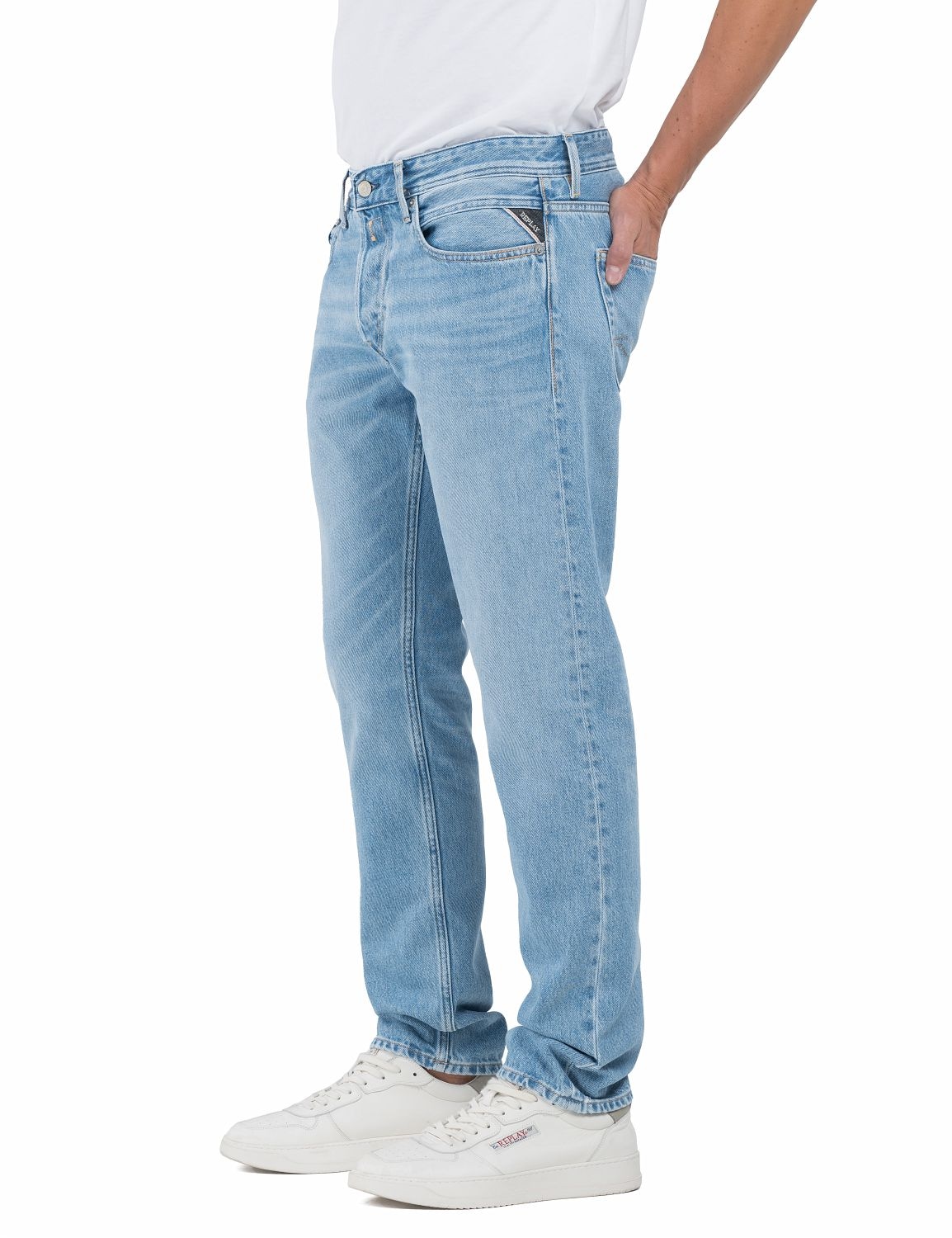 Replay Straight-Jeans »GROVER« in vielen verschiedenen Waschungen, mit Stretch