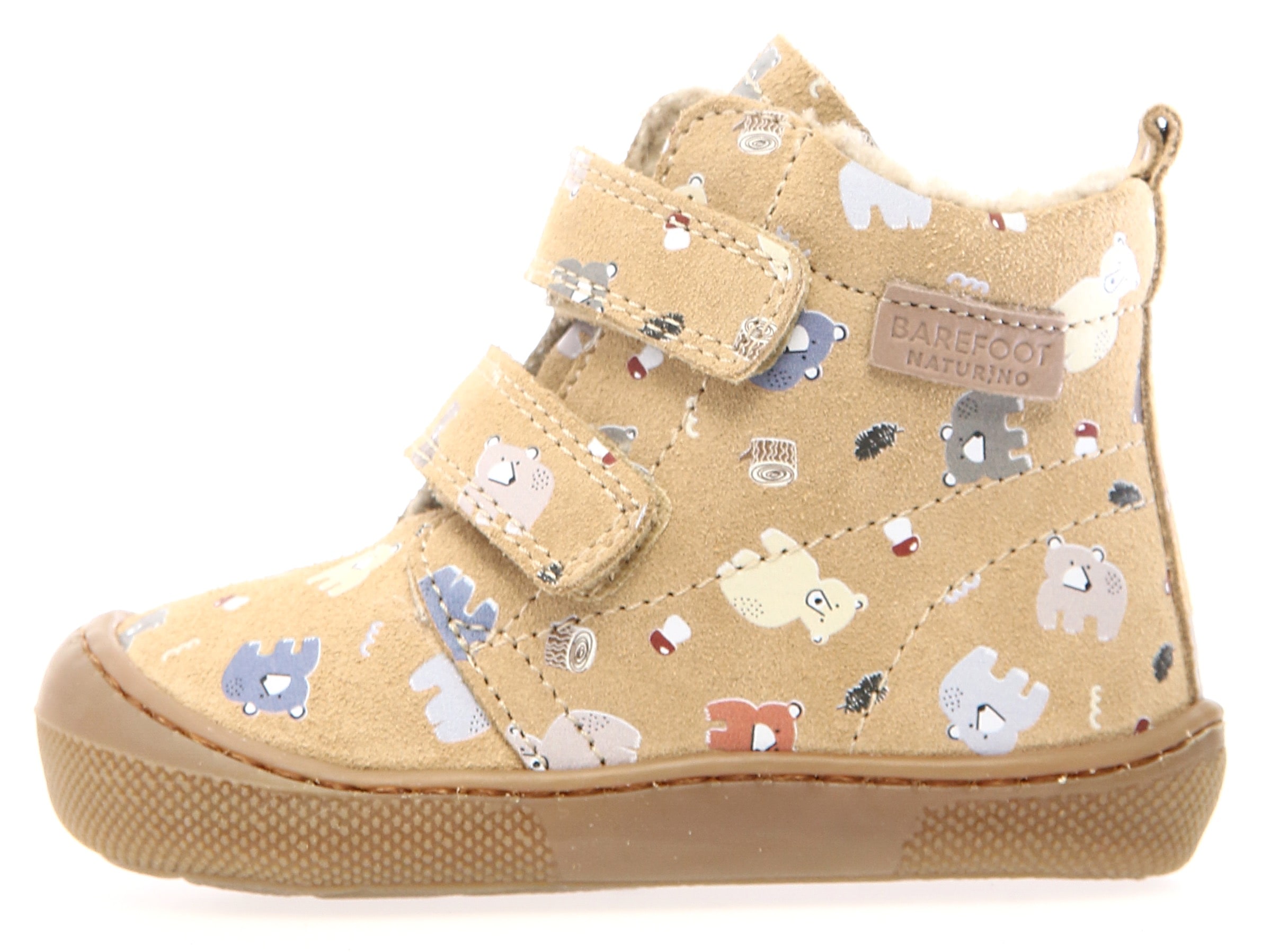 Naturino Lauflernschuh »Wigghi«  Barfussschuh mit Lamas bedruckt, Grössenschablone zum Download