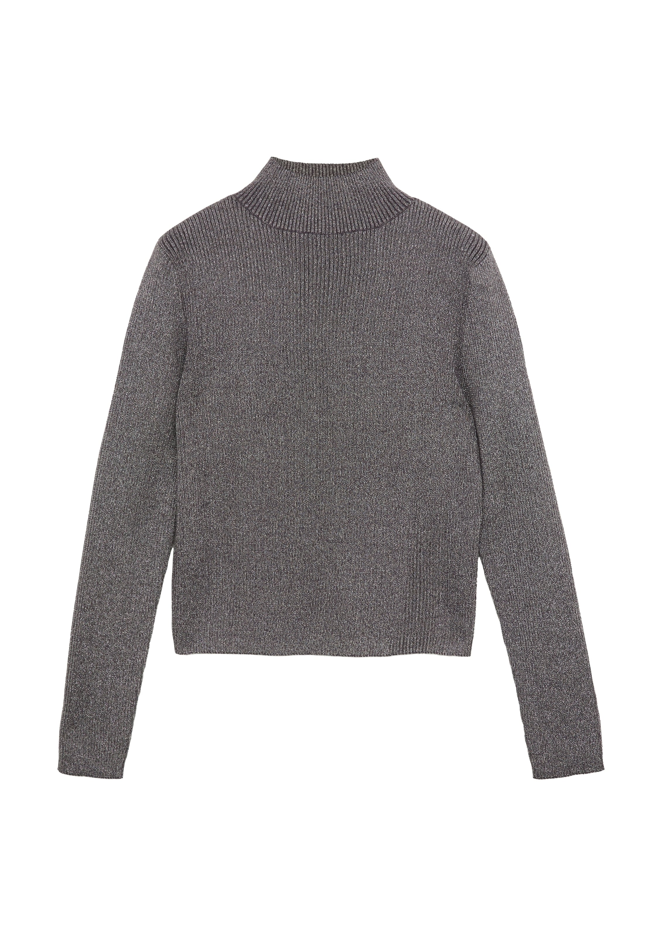 s.Oliver Junior Pull à col roulé avec fibres métallisées
