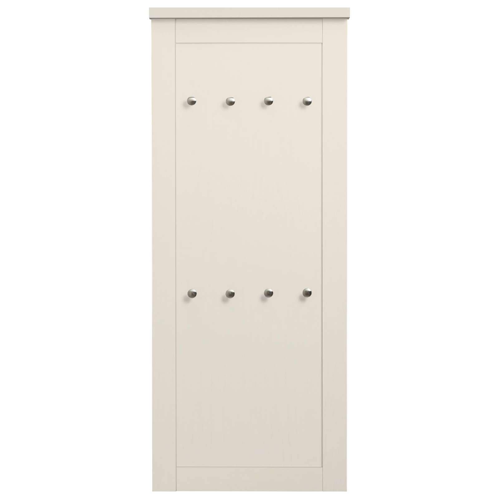 GOODproduct Panneau de vestiaire »Heide« avec 8 crochets, hauteur 120 cm, largeur 50 cm