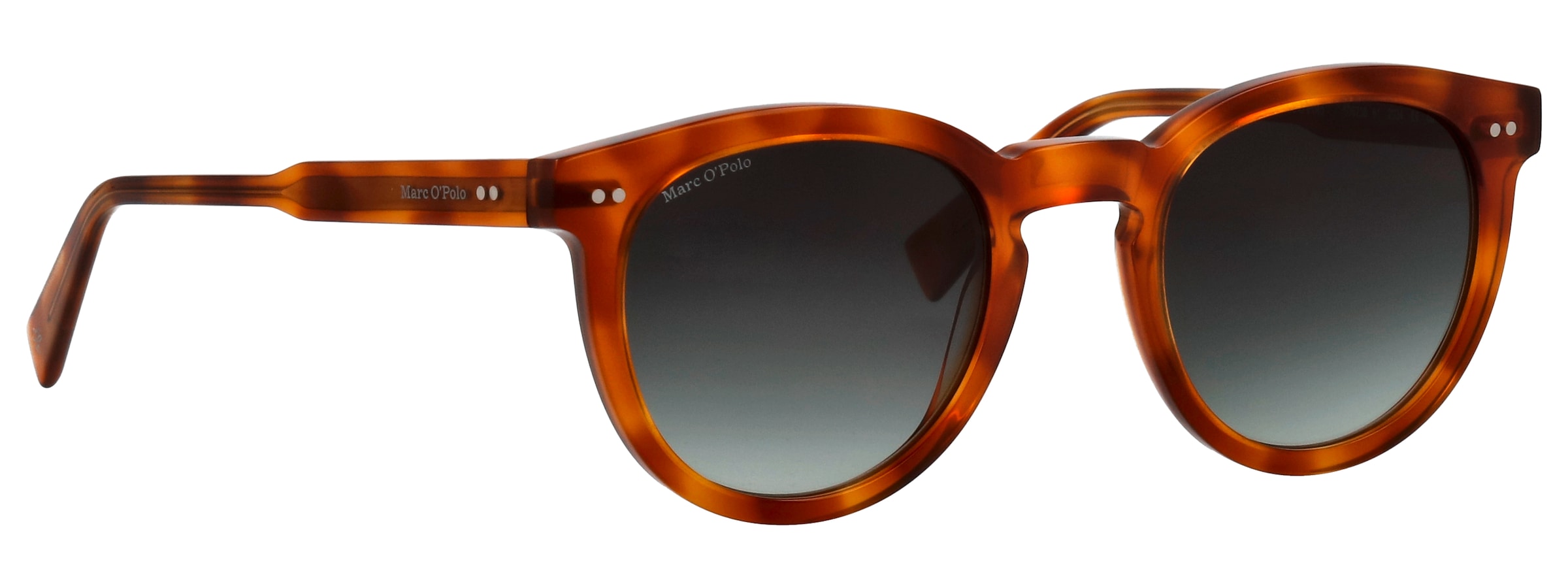 Marc O'Polo Lunettes de soleil »Modell 506238« Form Panto, Logoschriftzug auf Bügel, Kunststofffassung