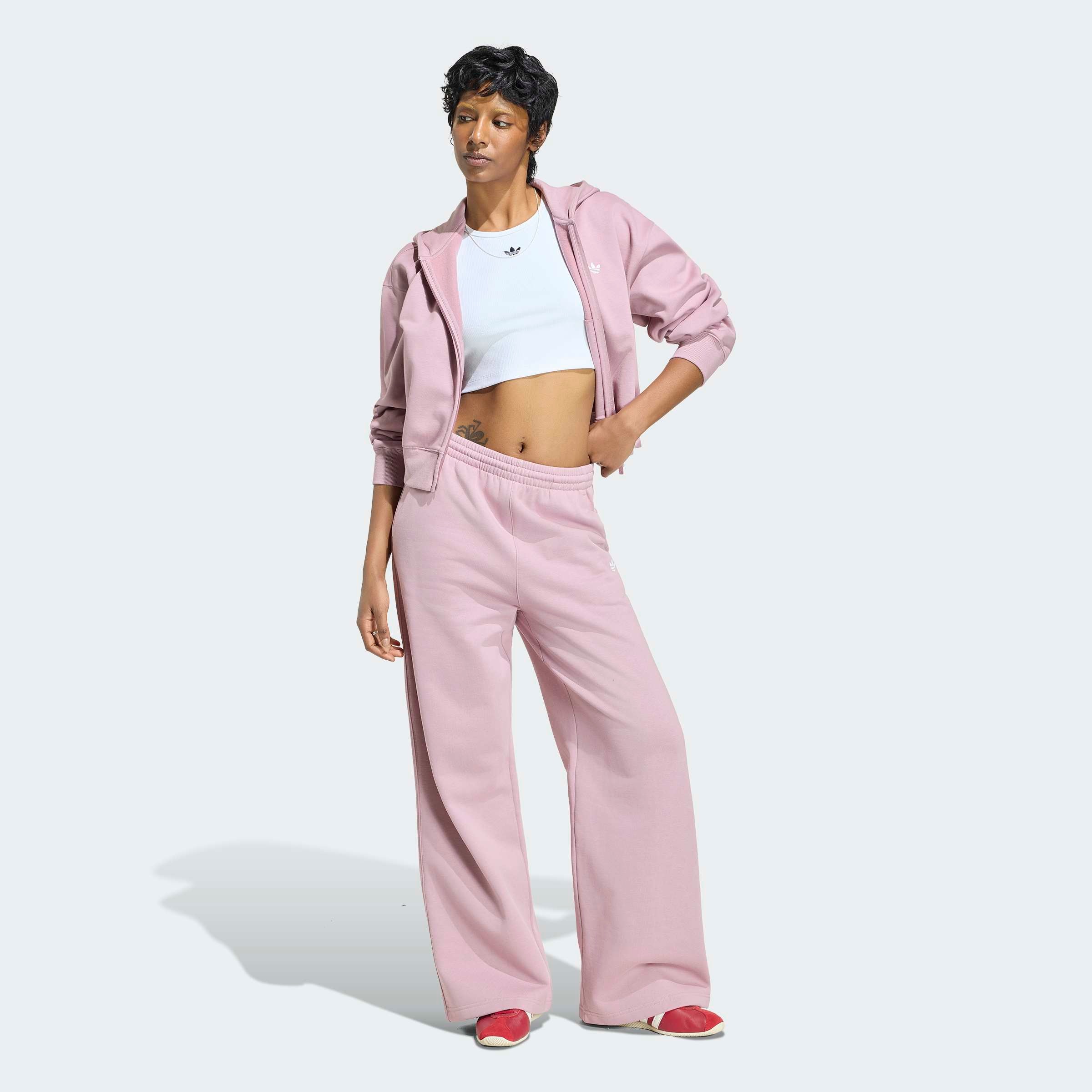 adidas Originals Sporthose »ESSENTIALS, WEITES BEIN«  für Erwachsene, sportlicher Stil, aus Baumwolle und Polyester