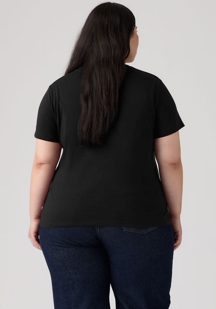 Levi's® Plus T-Shirt »PL PERFECT TEE« Florales Batwing-Logo