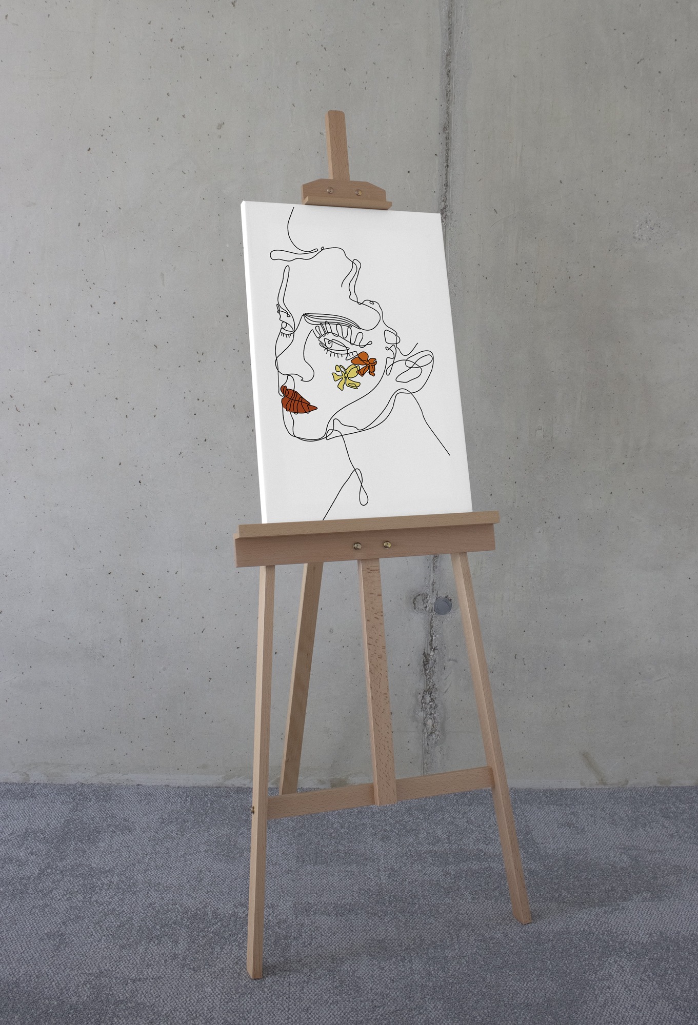 Komar Leinwandbild »Frühlingsgefühle - Grösse 40 x 60 cm« Natur 1 Stk. tlg. Keilrahmenbild mi Echtholzrahmen