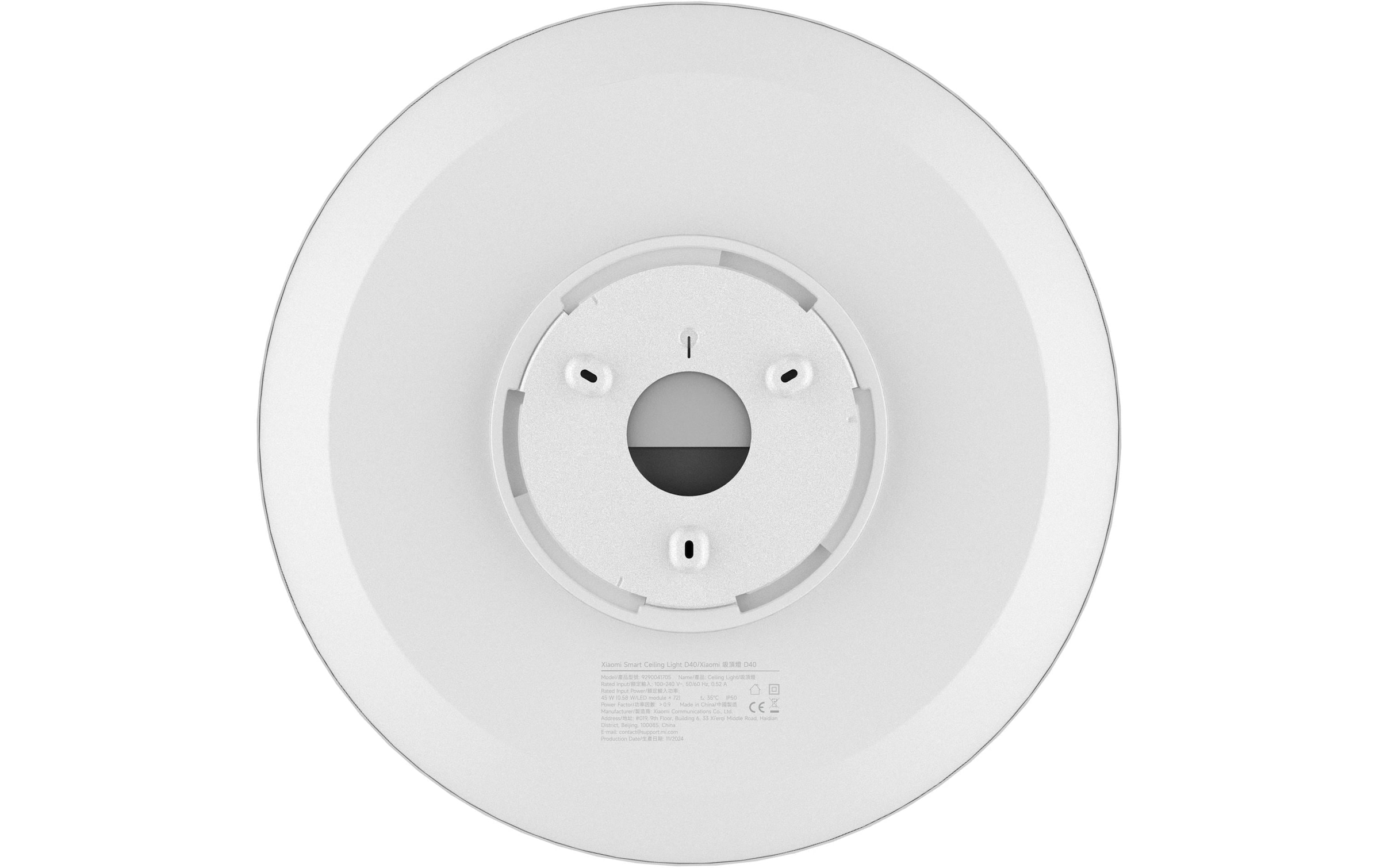 Xiaomi Smarte LED-Leuchte »Smart Ceiling Light D40 2700–5700K« 1 Stk. Kaltweiss | Neutralweiss | Tageslichtweiss | Warmweiss