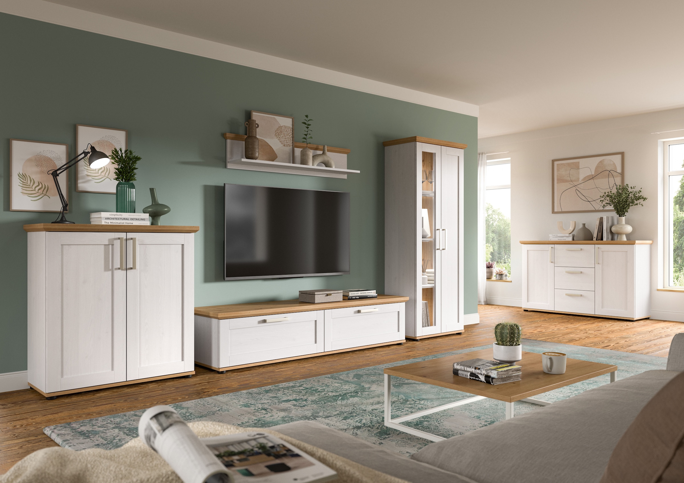 Home affaire Wohnwand »Cosenza« Set, 4 Stk. tlg.