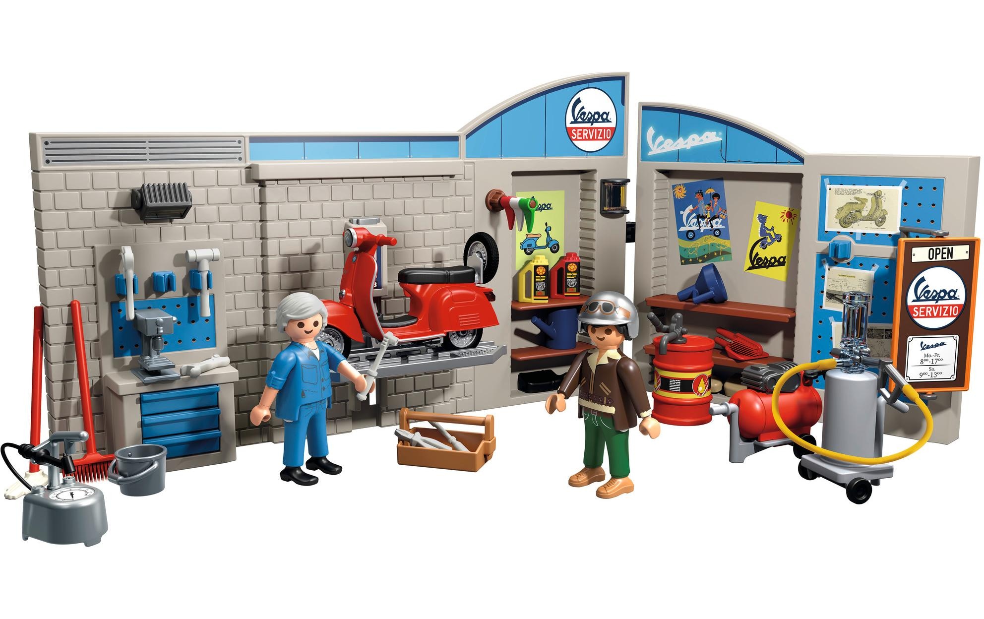 Playmobil® Spielbausteine »Vespa 60er Garage 71620«