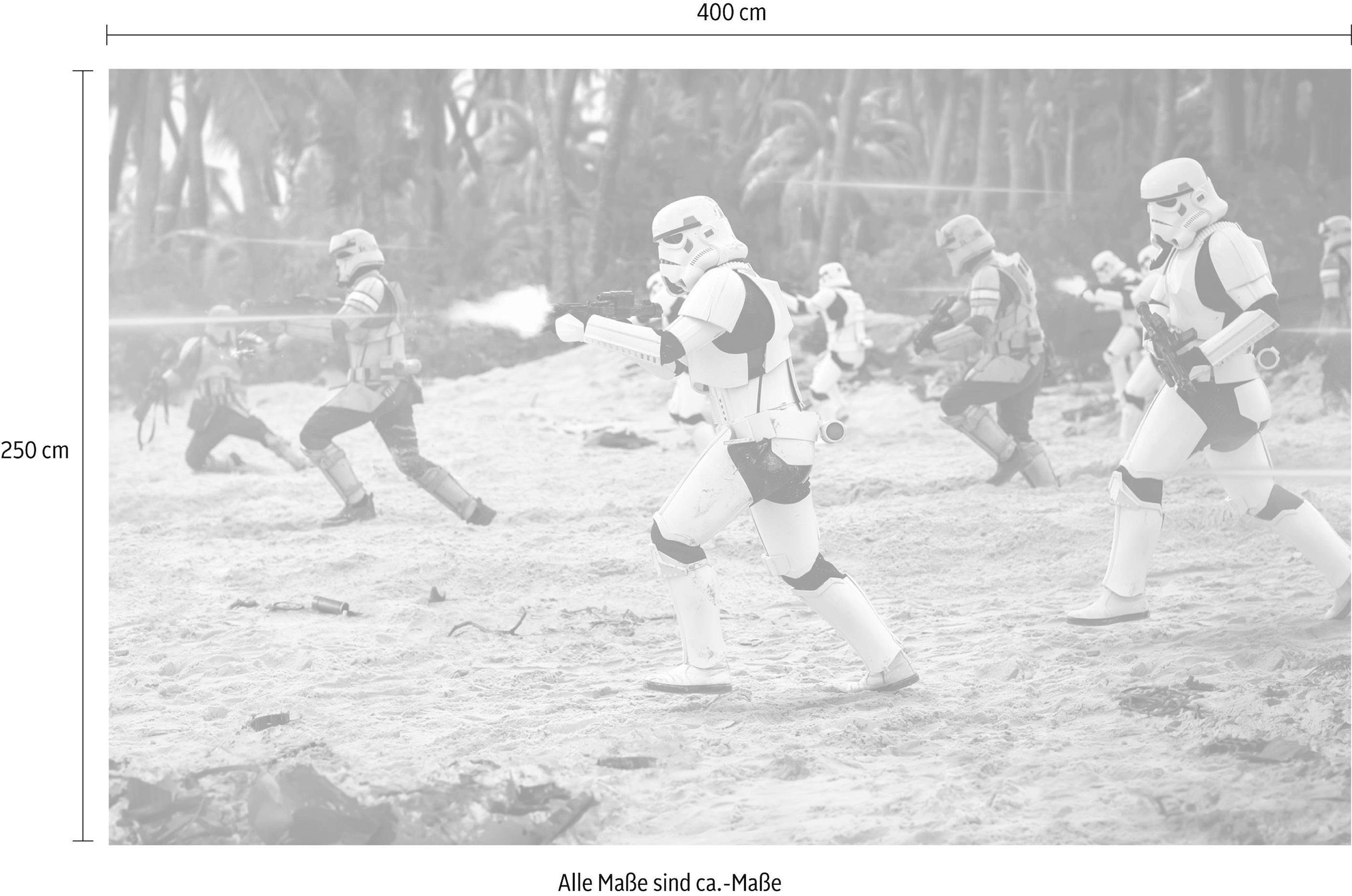 Komar Vliestapete »Digitaldruck Vlies -  Star Wars Imperial Strike - Grösse 400 x 250 cm« bedruckt glatt Kinderzimmer