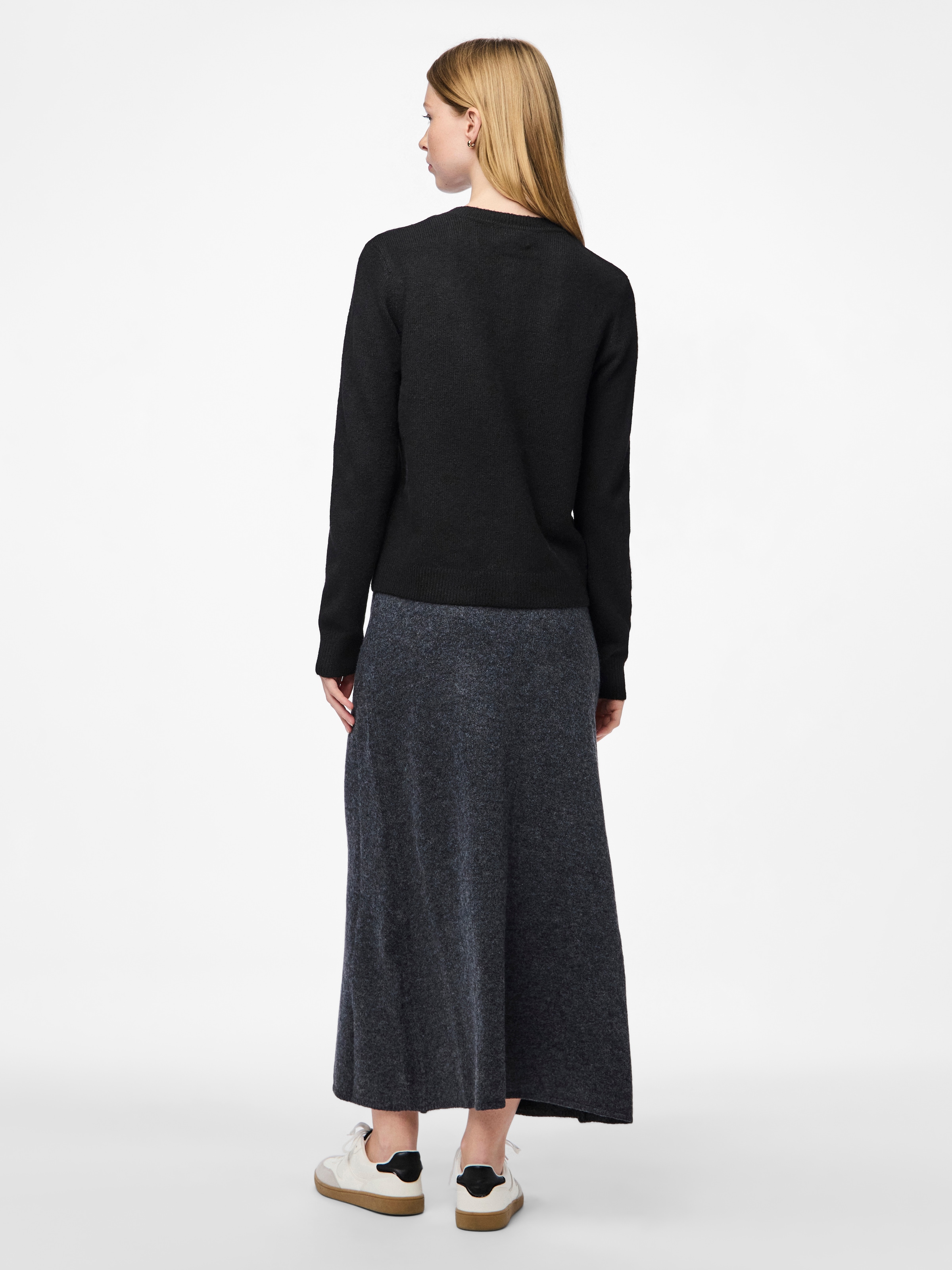 pieces Veste en tricot »PCMALOU LS KNIT CARDIGAN NOOS BC« Materialmix, slim fit