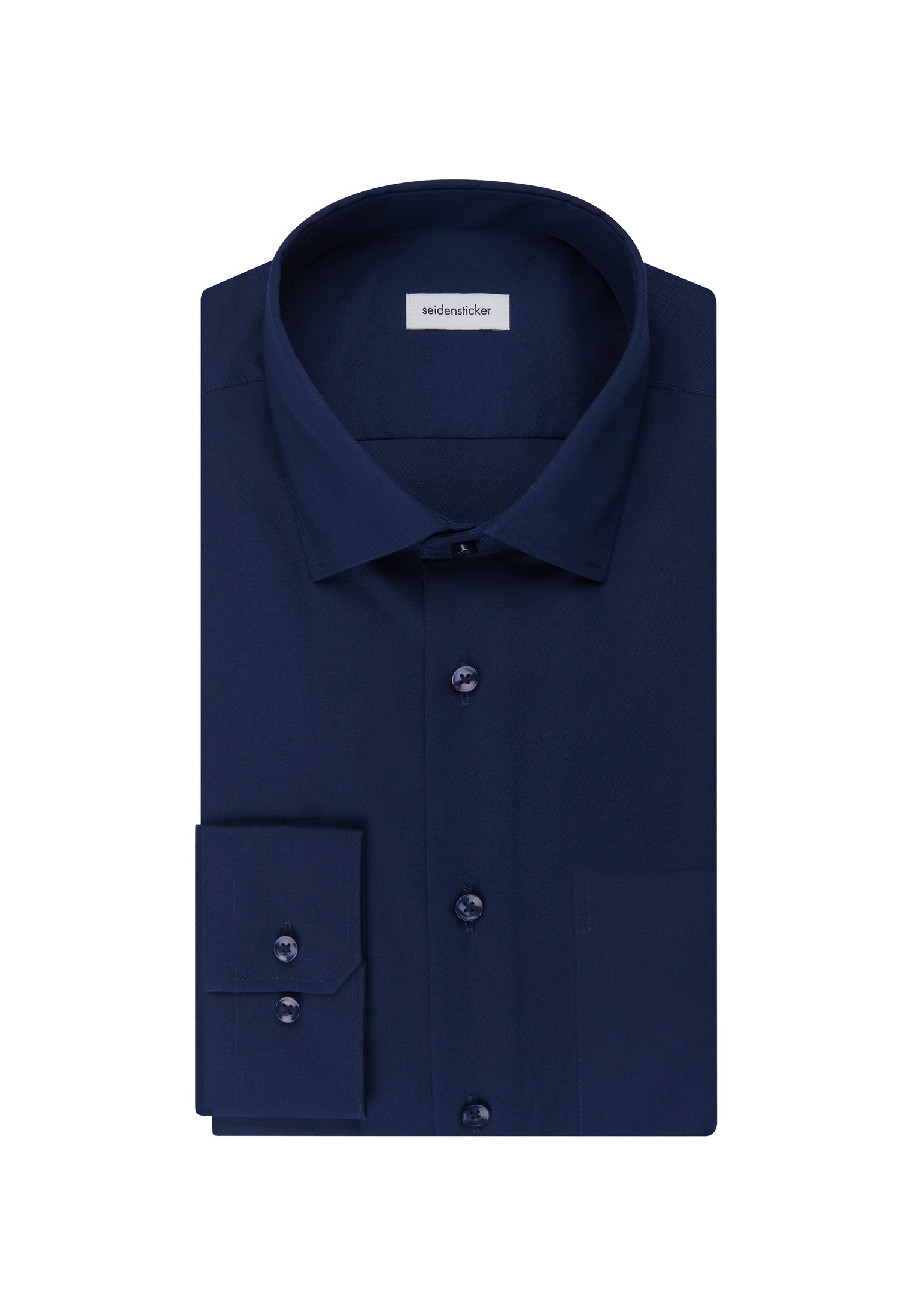 seidensticker Businesshemd »Schwarze Rose« Regular 1/1 Kentkragen Uni