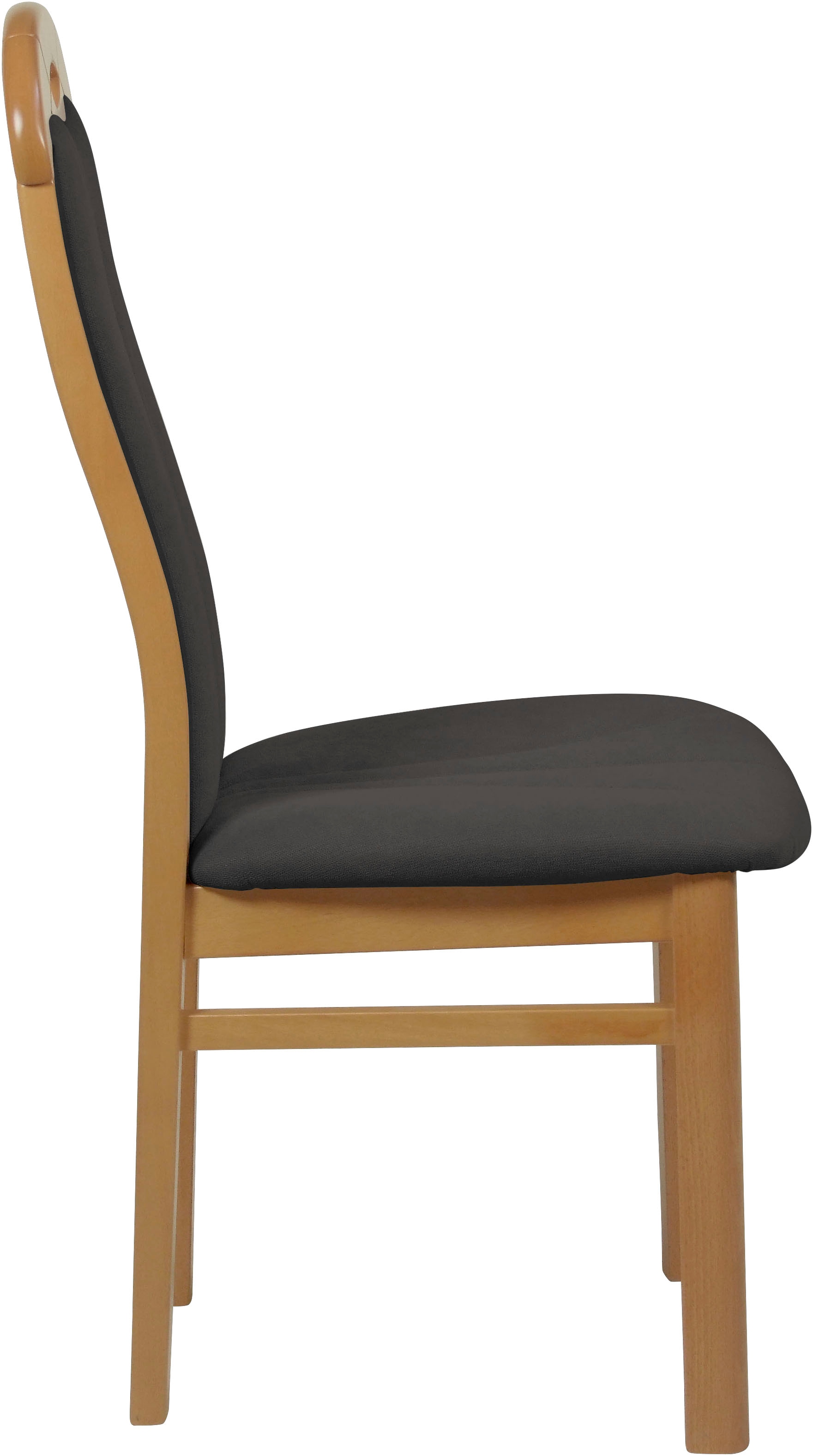 Home affaire Chaise à 4 pieds »ALEX, Stuhl,Armlehnstuhl« () 2 cuischaise, fauteuil avec accoudoirs, version avec et sans tissu déperlant