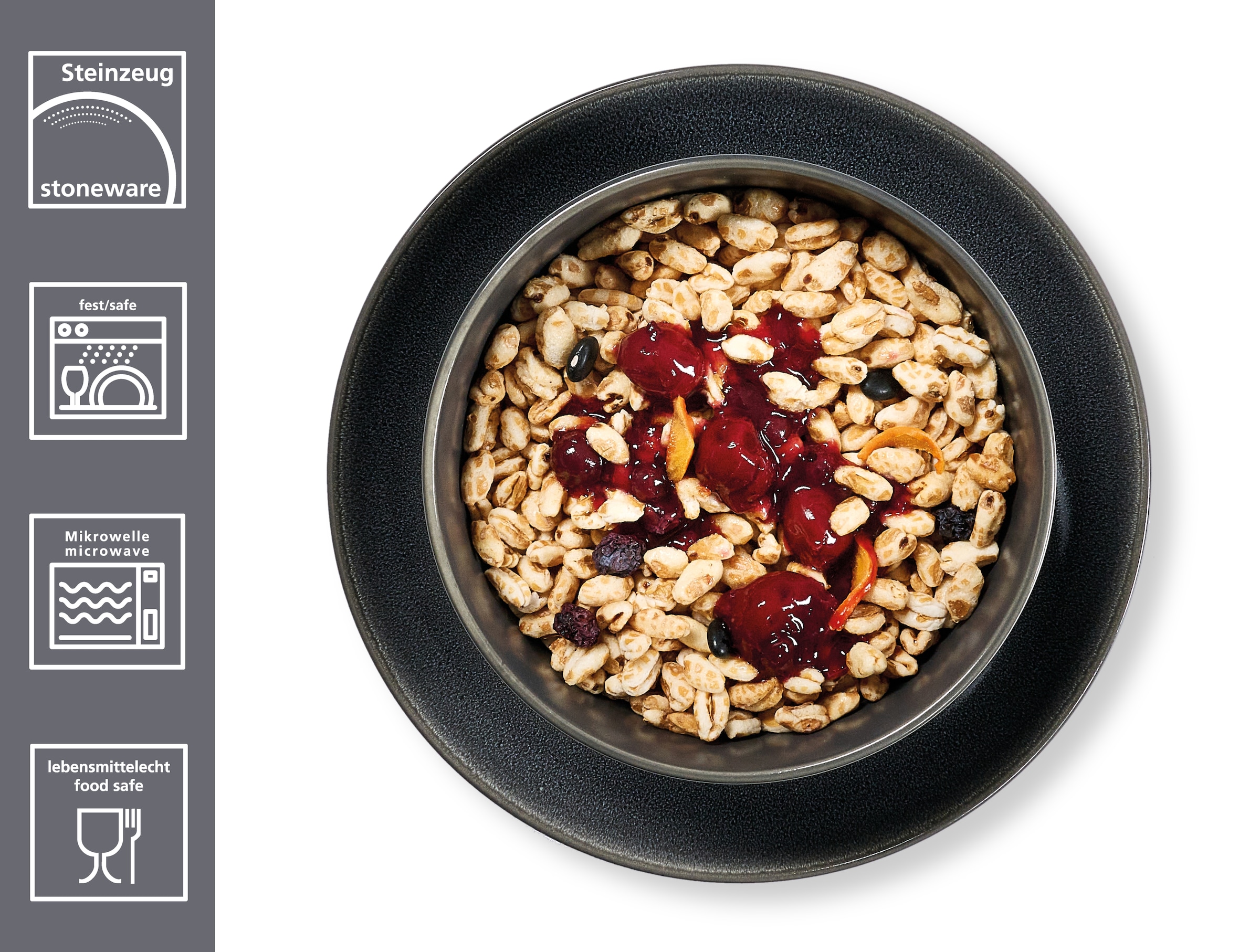 Ritzenhoff & Breker Set de vaisselle pour le petit déjeuner »Toledo« Reaktivglasur, jedes Stück ein Unikat