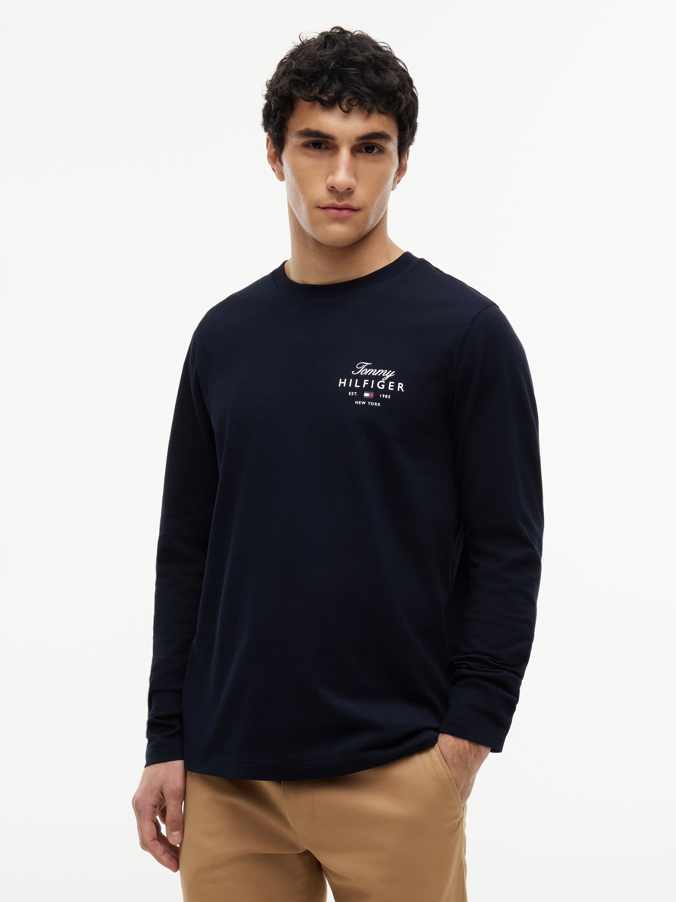 Tommy Hilfiger T-shirt à manches longues »SCRIPT STACK LS REGULAR TEE«