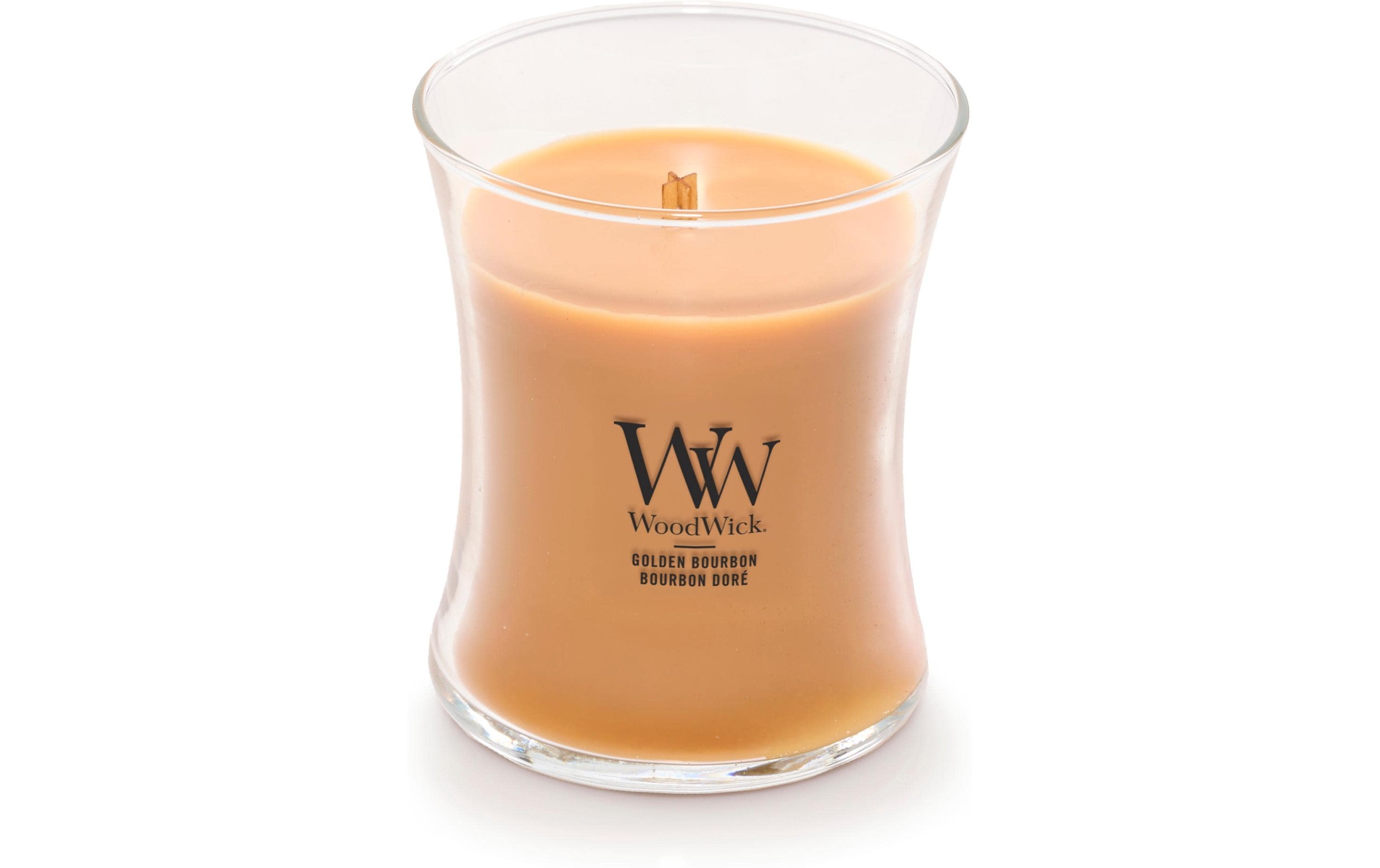 Woodwick Duftkerze »Golden Bourbon Medium Jar«