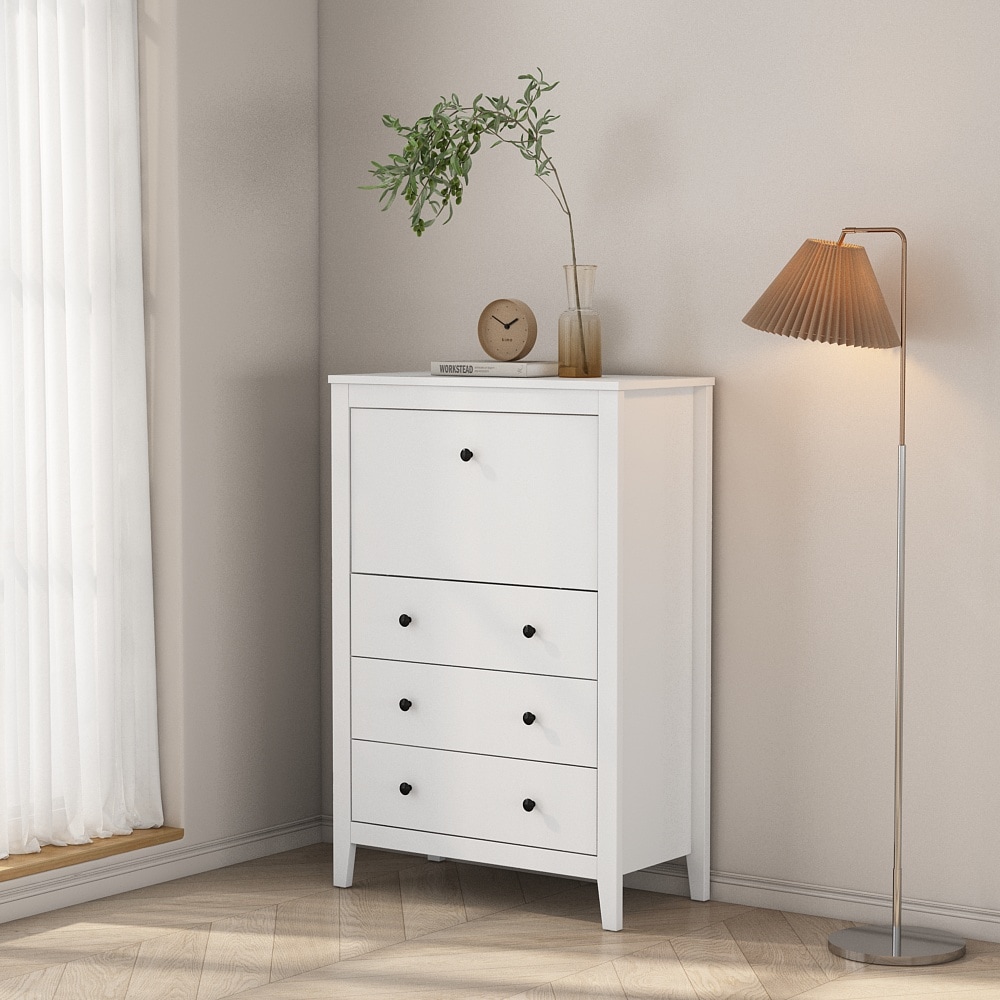 GOODproduct Secrétaire de style maison de campagne, (L/P/H) : 80/39,5/119,6 cm