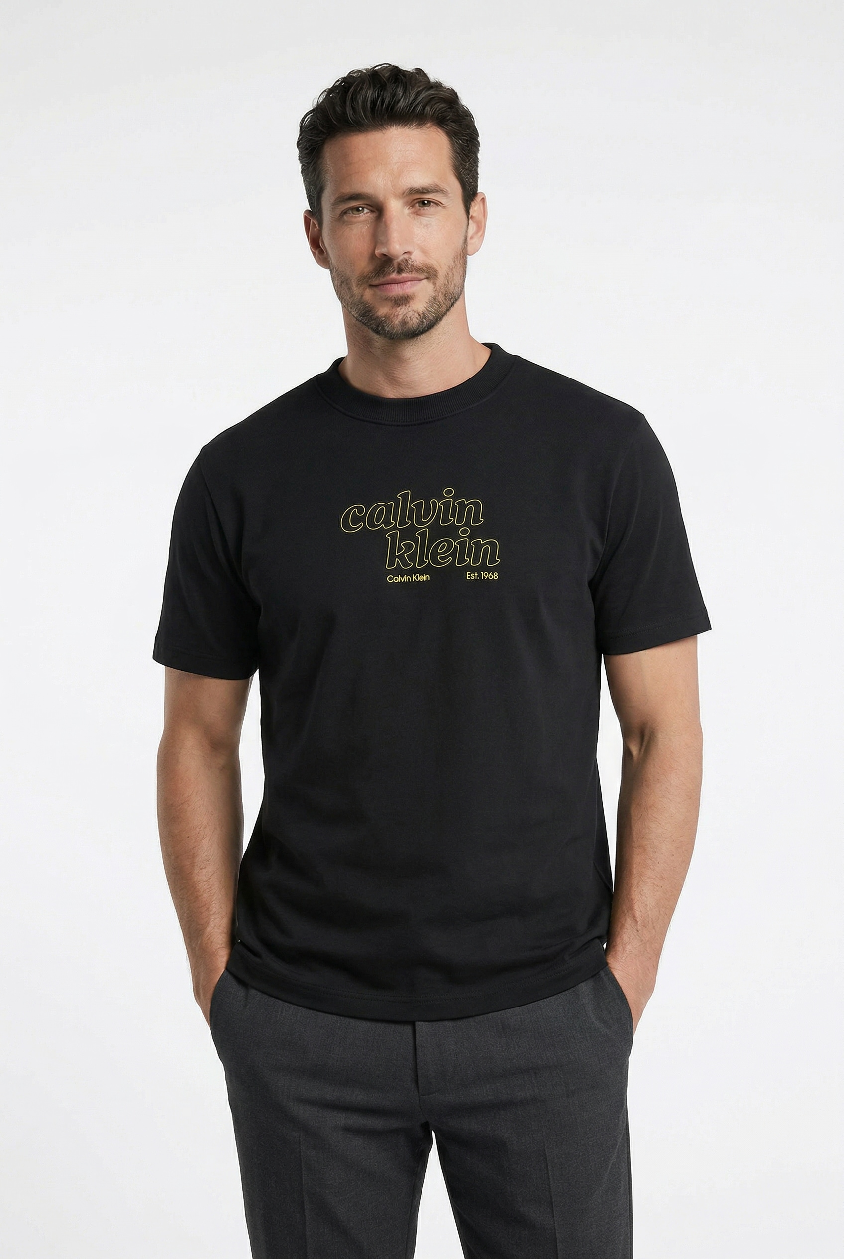 Calvin Klein Jeans T-Shirt »CALVIN KLEIN GRAP« Regular fit mit Markenprint