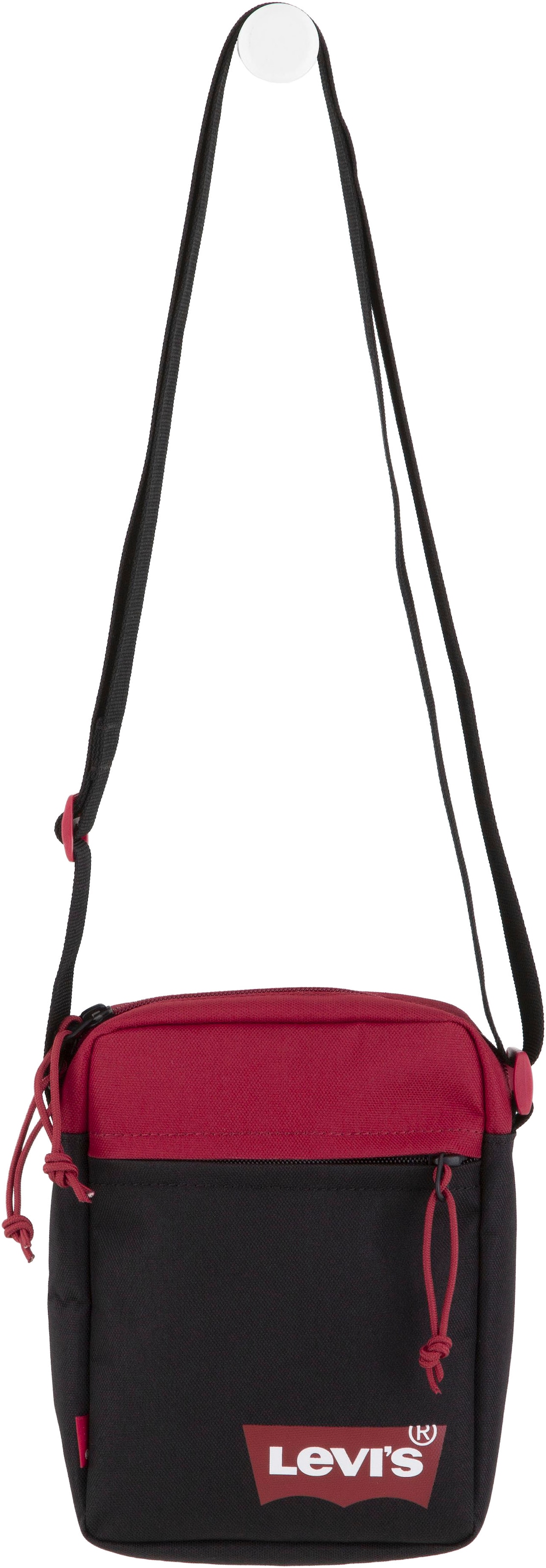 Levi's® Umhängetasche »MINI CROSSBODY SOLID (RED BATWING)« modische Mini Bag Schultertasche