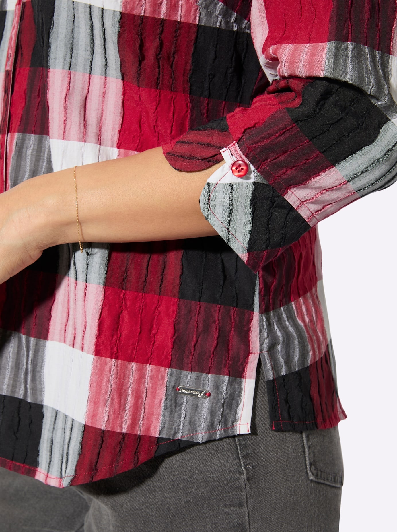 Casual Looks Blouse à carreaux