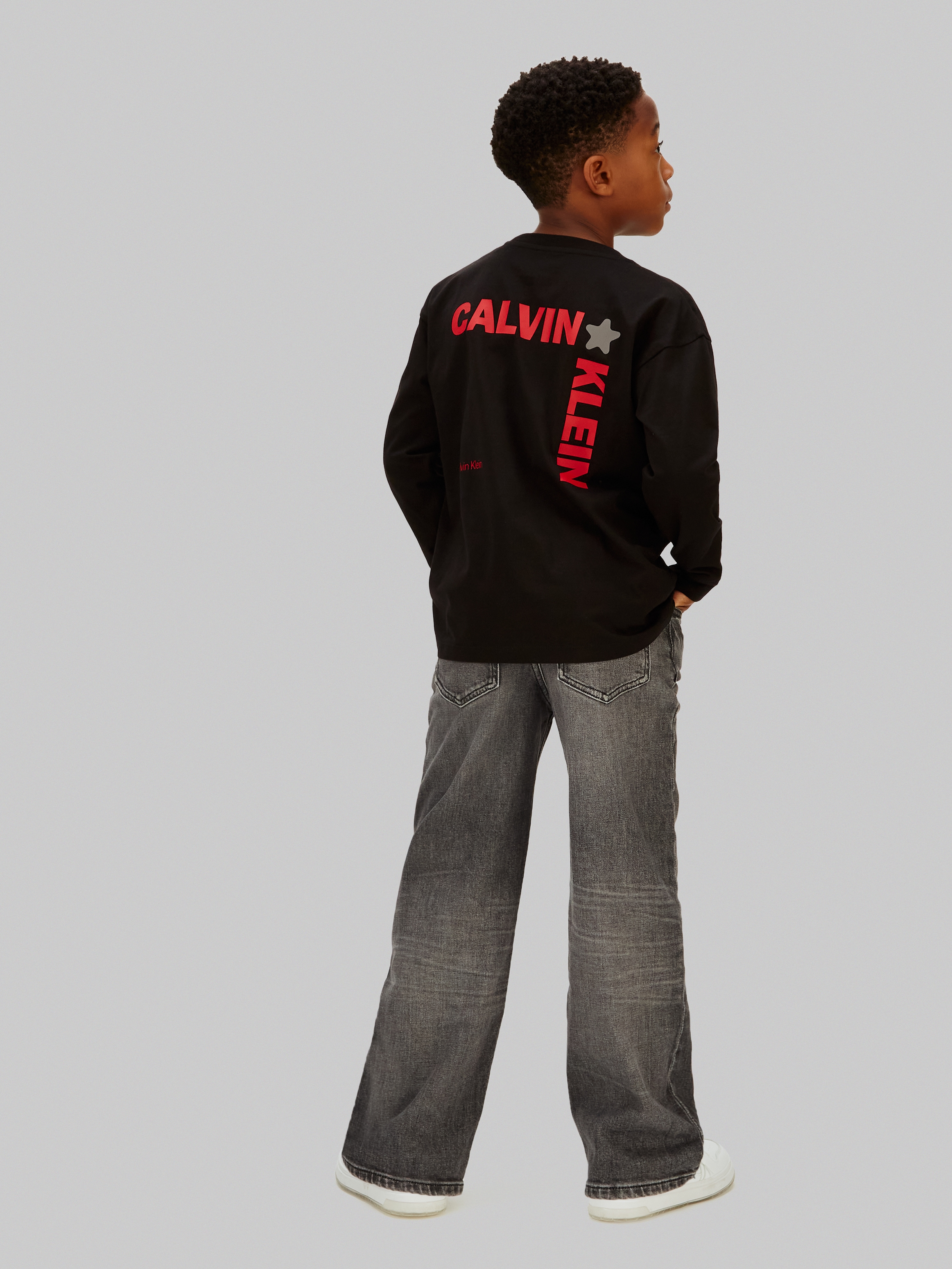 Calvin Klein Jeans T-shirt à manches longues Regular fit, für Kinder bis 16 Jahre