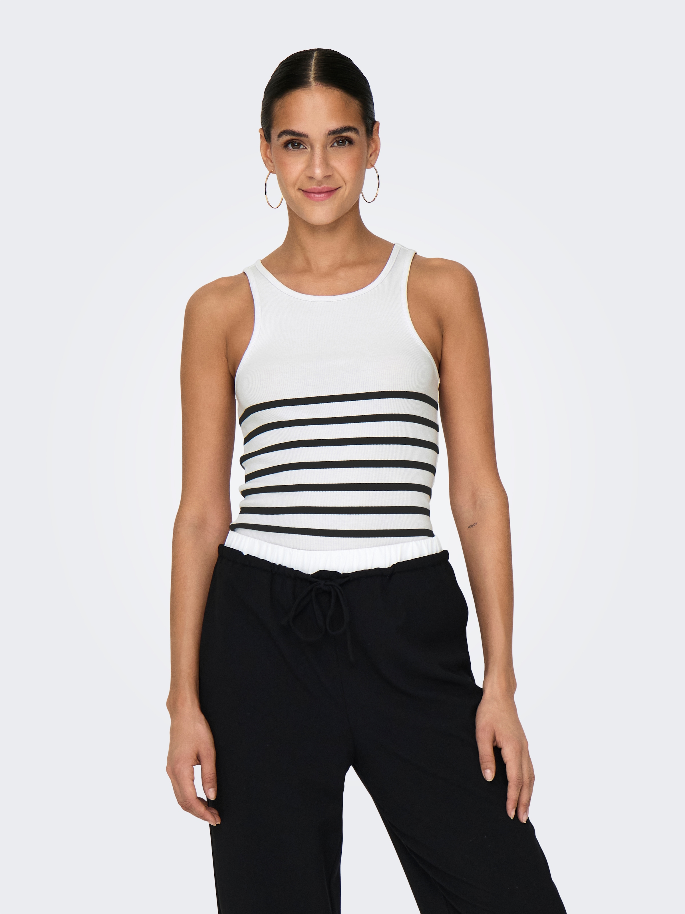 ONLY Tanktop »ONLKENYA RIB STRIPE TANK TOP CS JRS«
