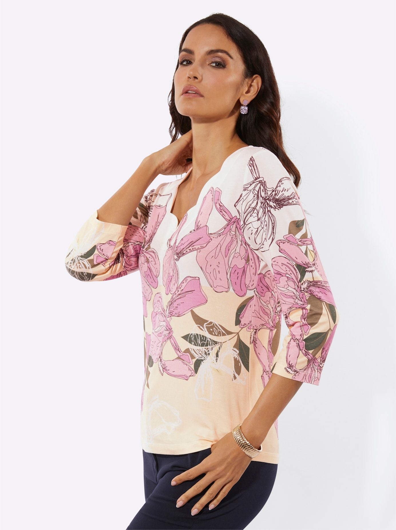 creation L T-shirt imprimé »Druck-Shirt« 1 pièces