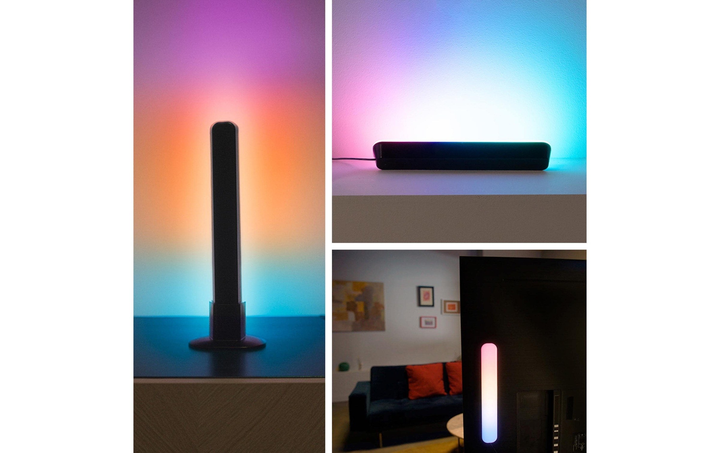 WiZ LED Lichtleiste »Doppelpack RGBIC«