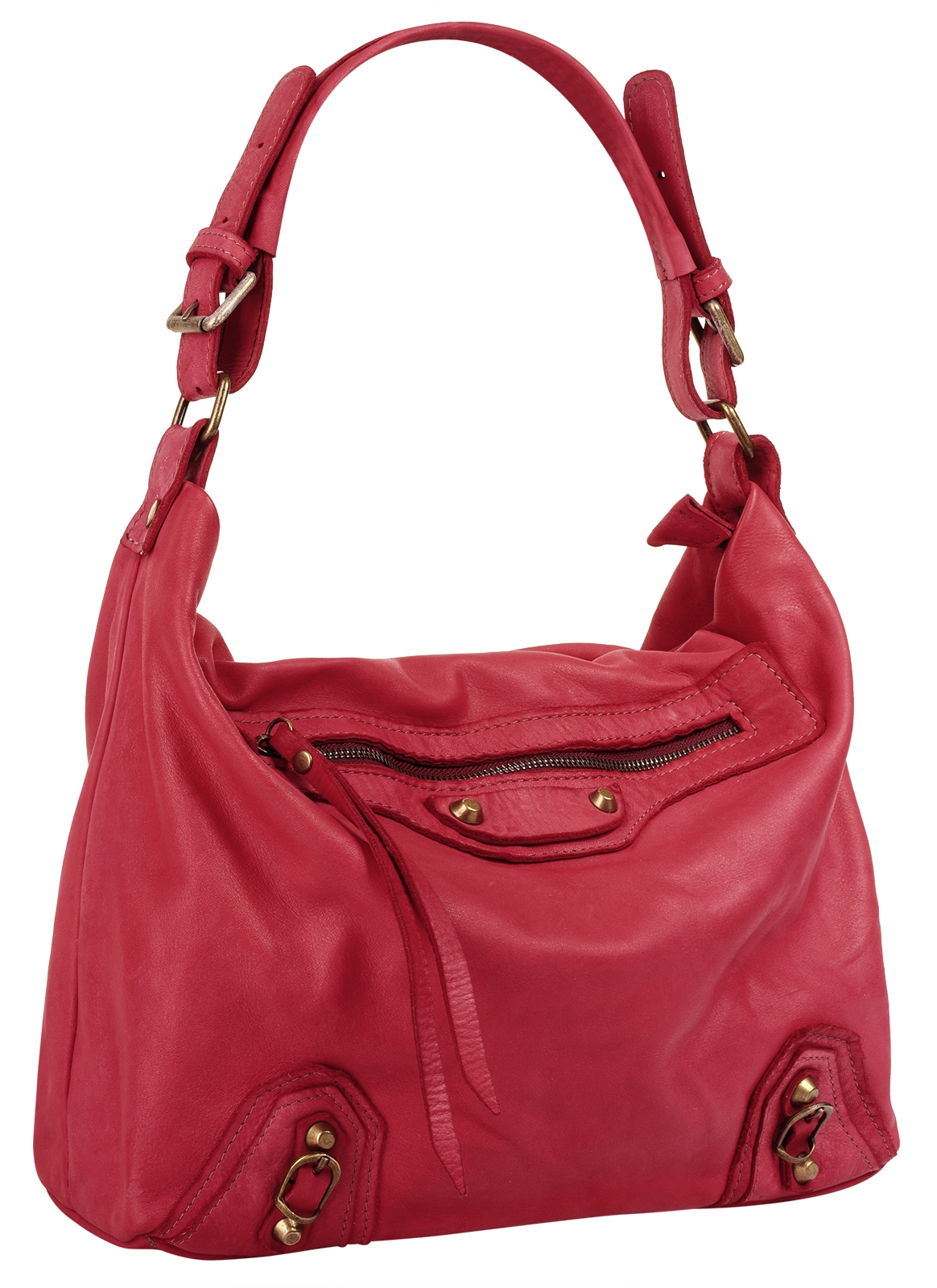 Samantha Look Shopper echt Leder, Made in Italy