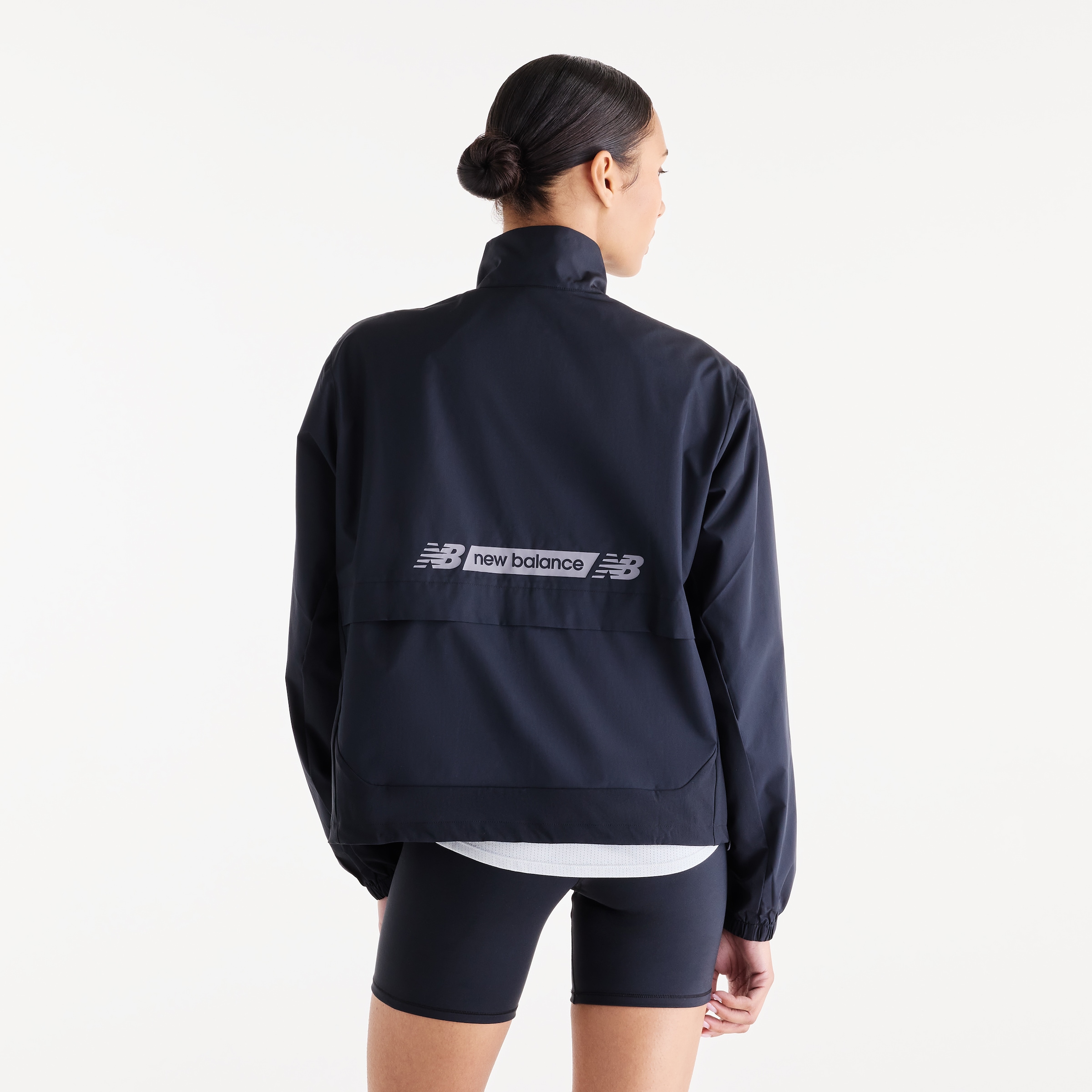New Balance Laufjacke »FAST DAYS GRAPHIC JACKET« sportlicher Stil, aus Polyester, US-Grösse L