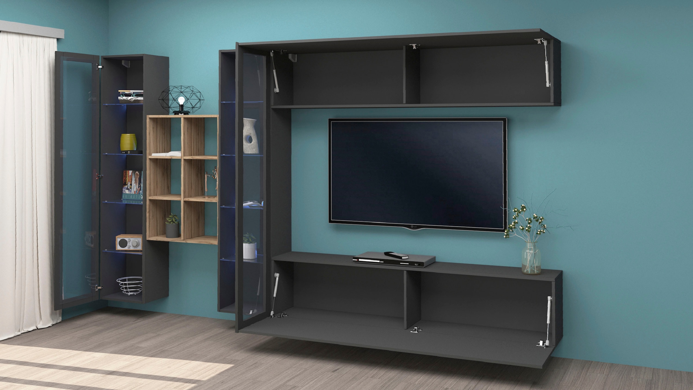 Home affaire Meuble mural »Maruska« 1 cuis tlg.