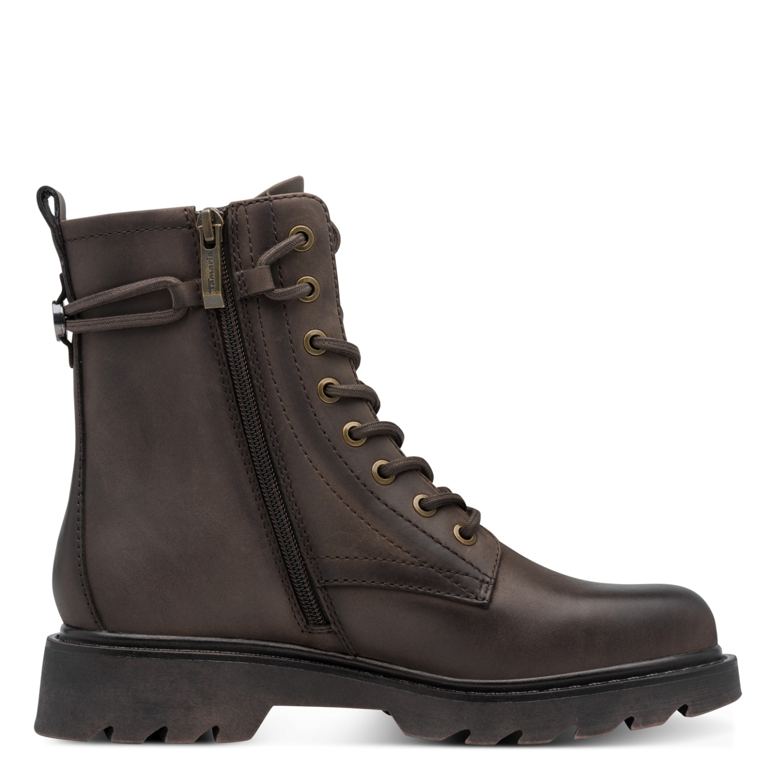 Tamaris Bottes à lacets  Blockabsatz, Schnürboots mit zusätzlichem Innenreissverschluss