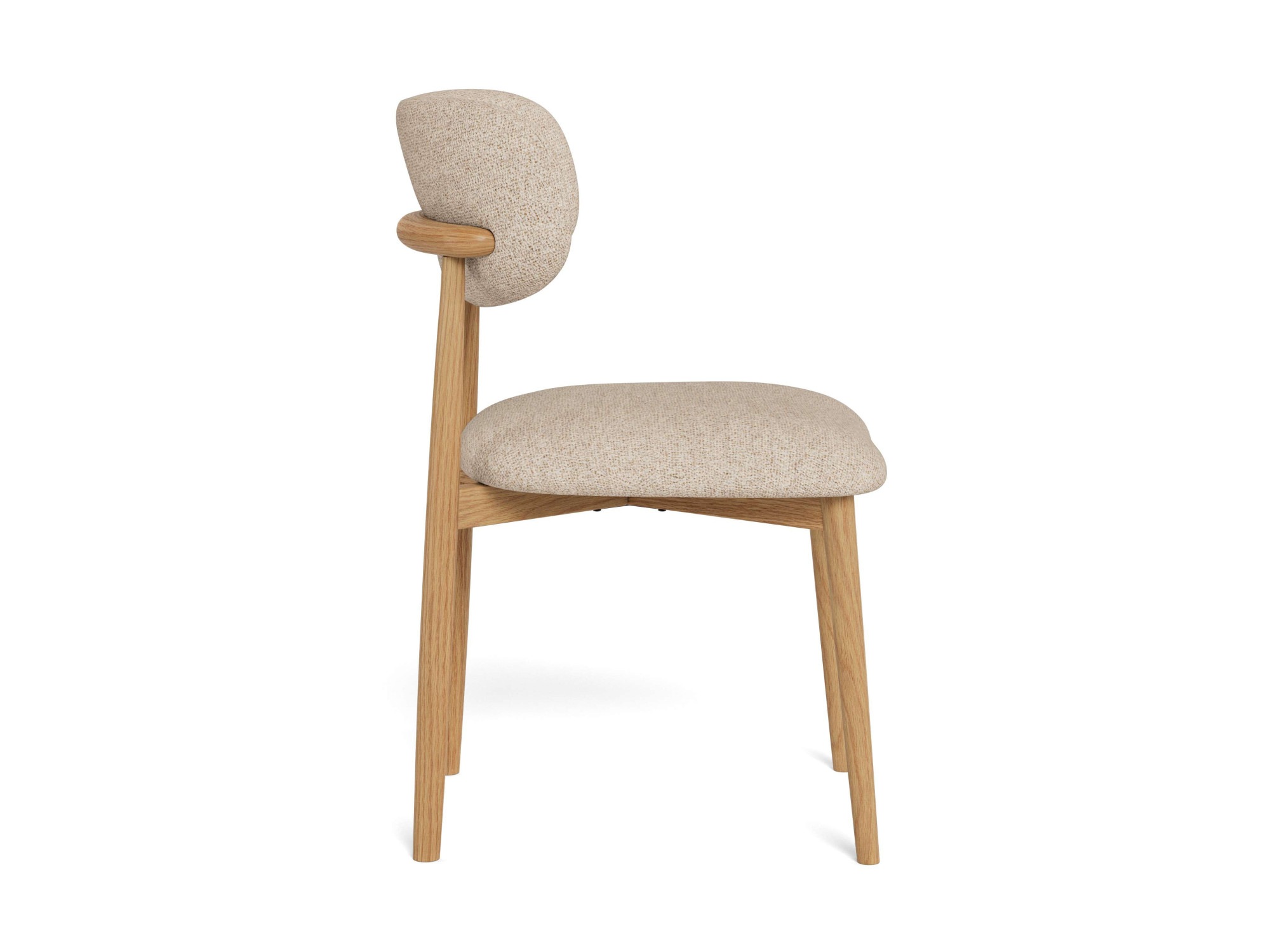 ACTONA GROUP Chaise de salle à manger »Polsterstuhl« () 2 cuisChaise, tissu Cona, structure chêne
