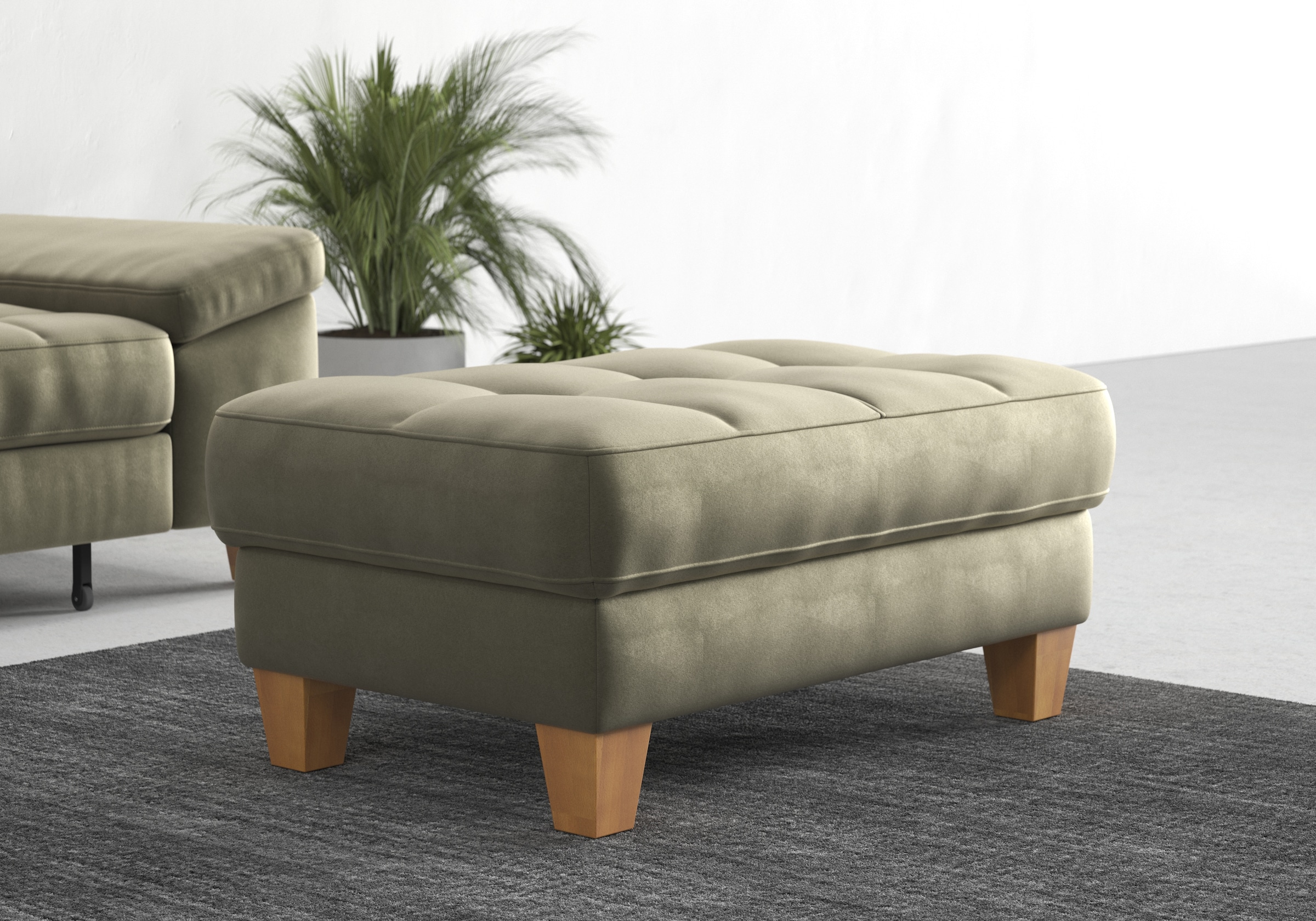 sit&more Stauraumhocker »Westham« wahlewise mit/ohne Federkern