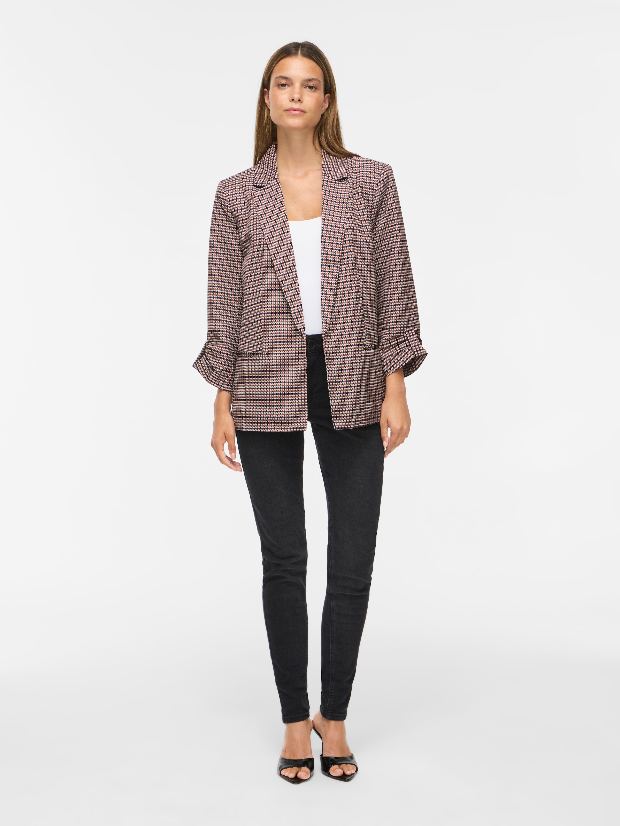 Vila Blazer court »VINICE 3/4 LOOSE BLAZER - NOOS« mélange de matériaux