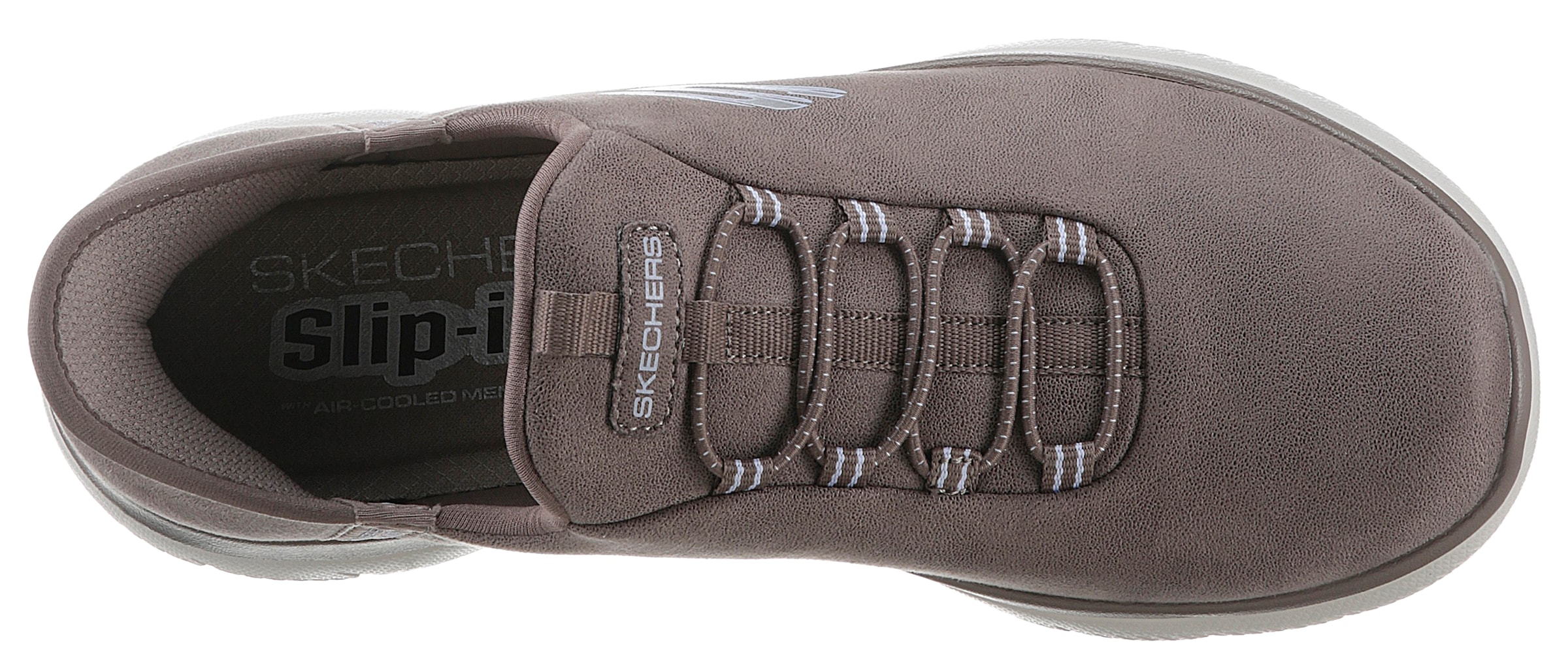 Skechers Baskets slip-on »SUMMITS«  mocassin, chaussure de loisirs, chaussure basse en fabrication vegan