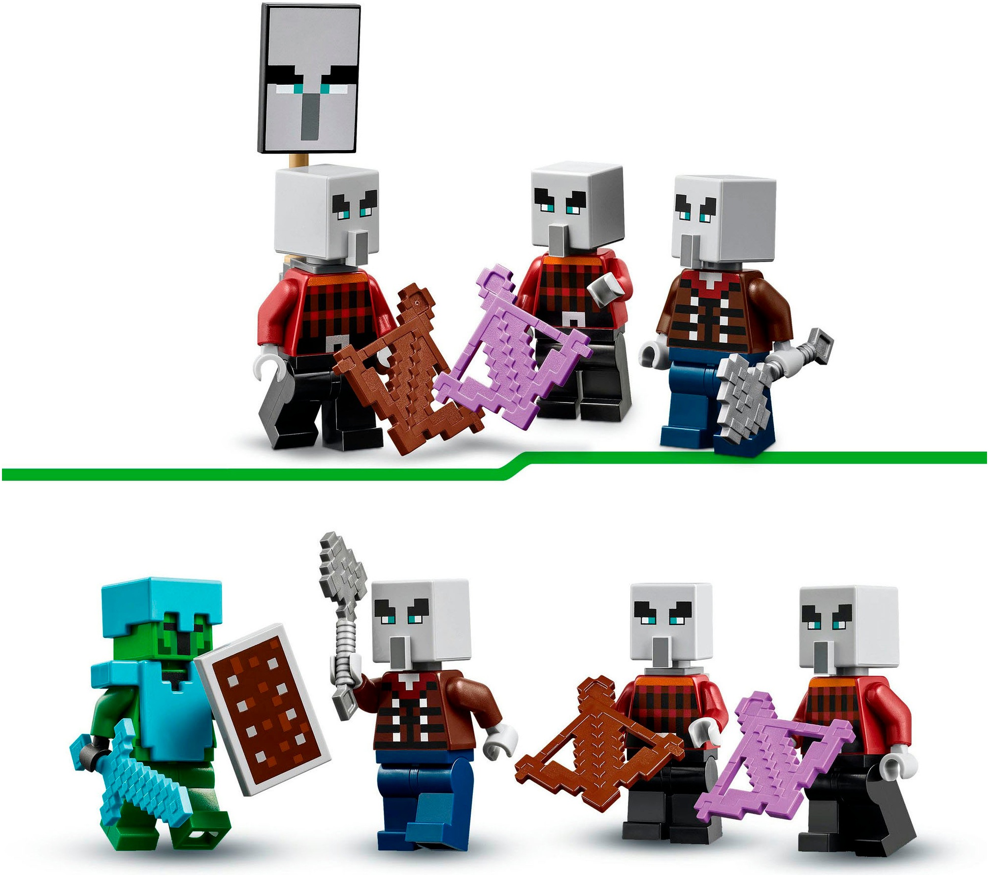 LEGO® Konstruktionsspielsteine »Die Illager-Wüstenpatrouille (21267), LEGO Minecraft« Made in Europe