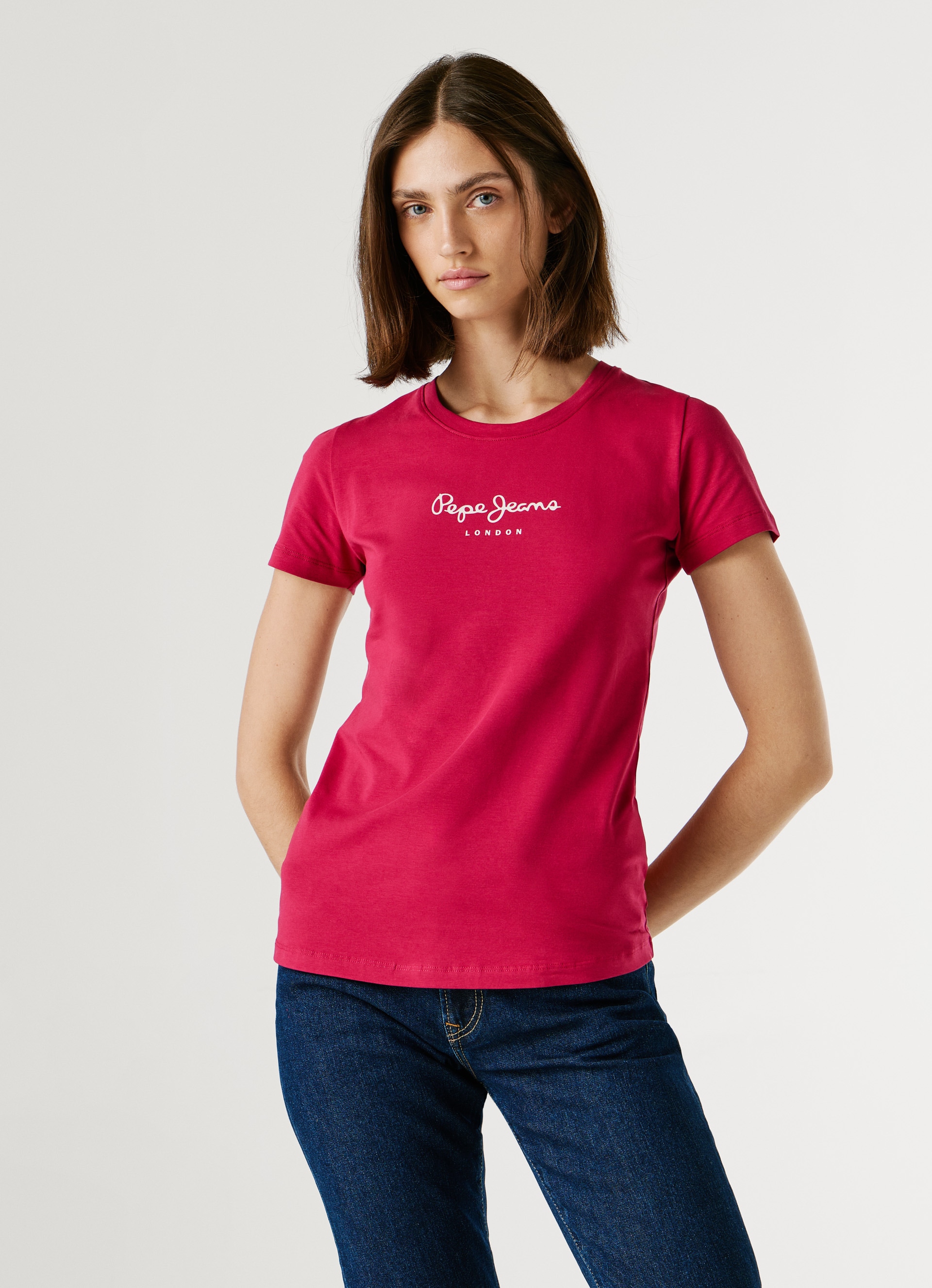 Pepe Jeans T-Shirt »NEW VIRGINIA« mit Logo-Print