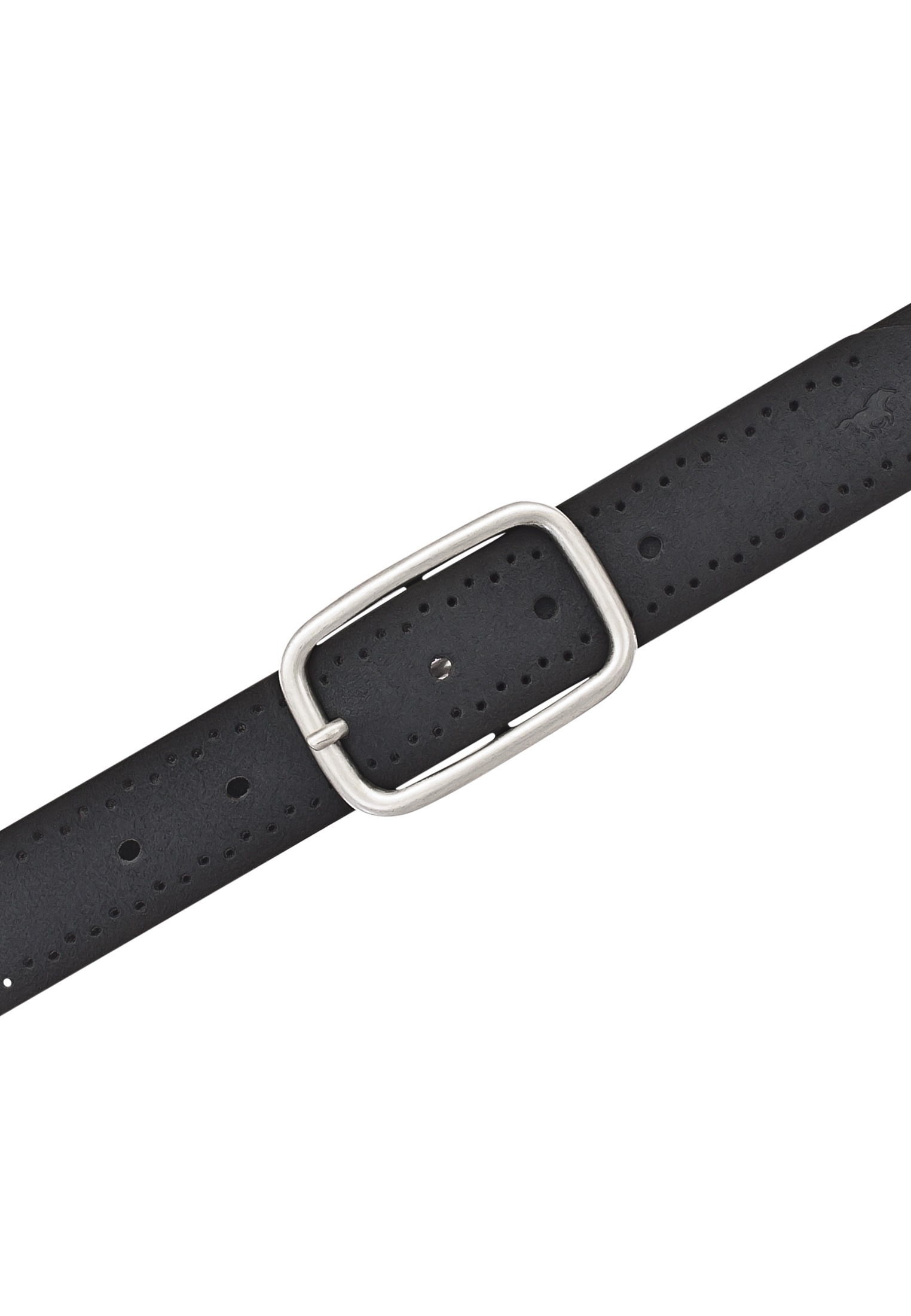 MUSTANG Ceinture en cuir Robustes, genarbtes Rindsleder mit Lochstanzung, 3,5 cm
