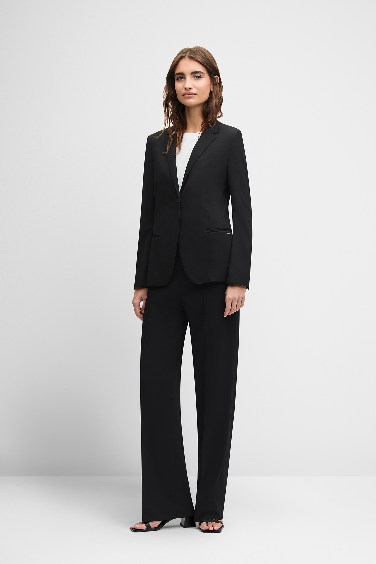 Cinque Pantalon marlène »CISILASSO«  elastischer Bund, hohe Leibhöhe, weites Bein