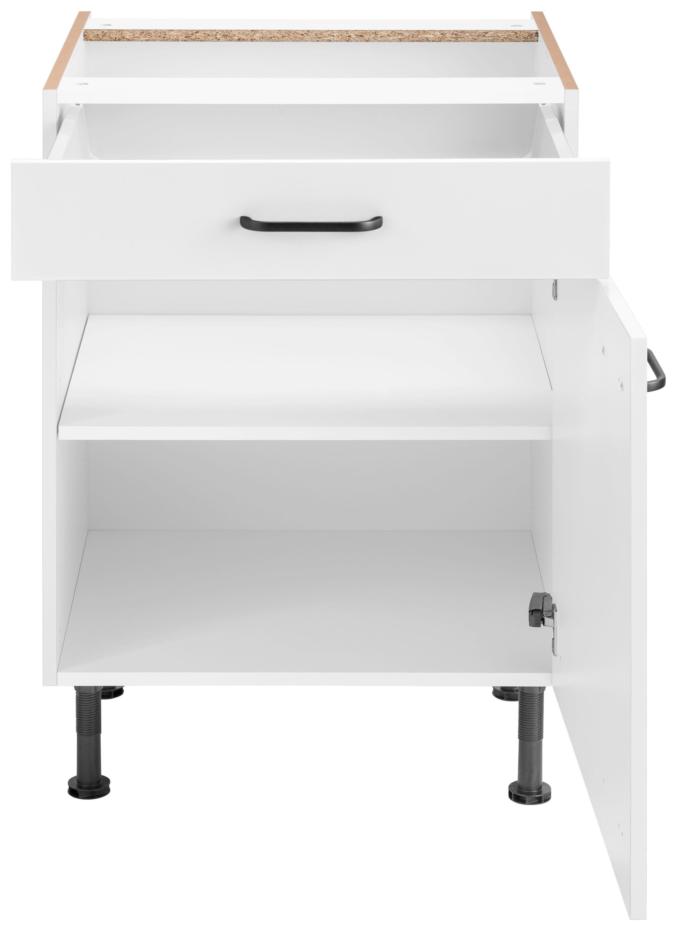 OPTIFIT Armoire basse »Elga« avec fonction soft-close, sortie totale, poignées en métal, largeur 60 cm