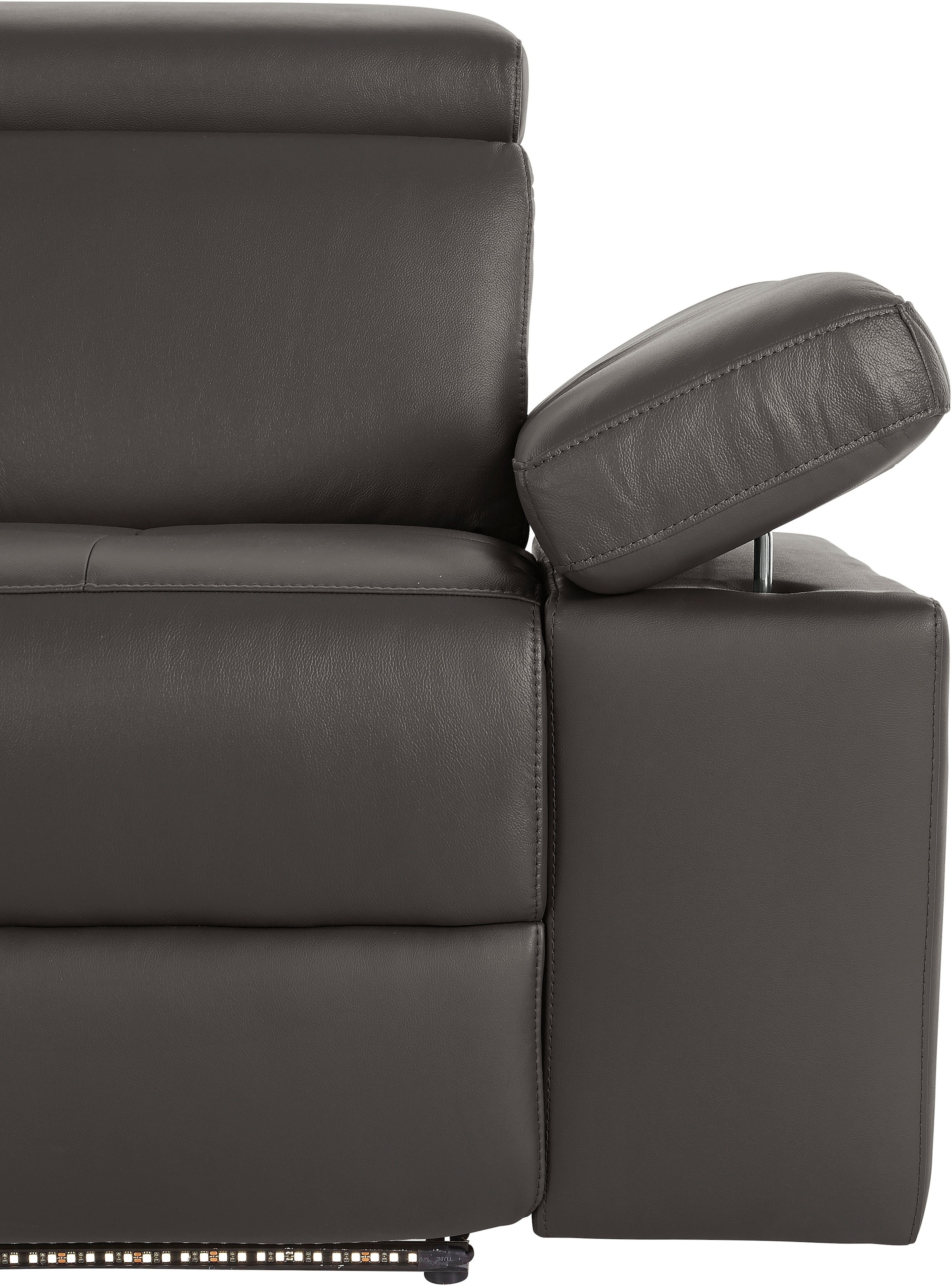 Home affaire 3-Sitzer »Kilado« mit  2x  Relaxfunktion, verstellbarer Armlehne, Kopfteilverstellung