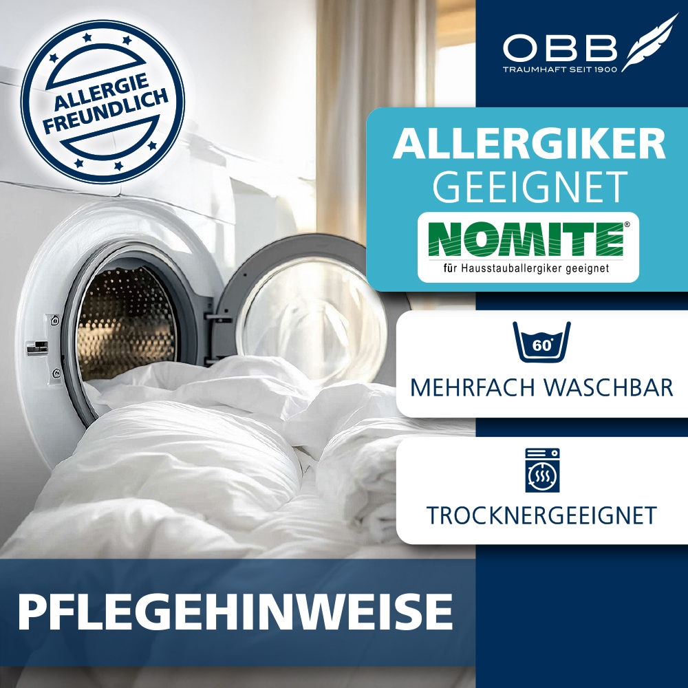 OBB Federkissen »Emilias« Füllung: 70% Federn, 30% Daunen 1 Stk. tlg. Bettwaren hergestellt im Schwarzwald, allergikerfreundlich