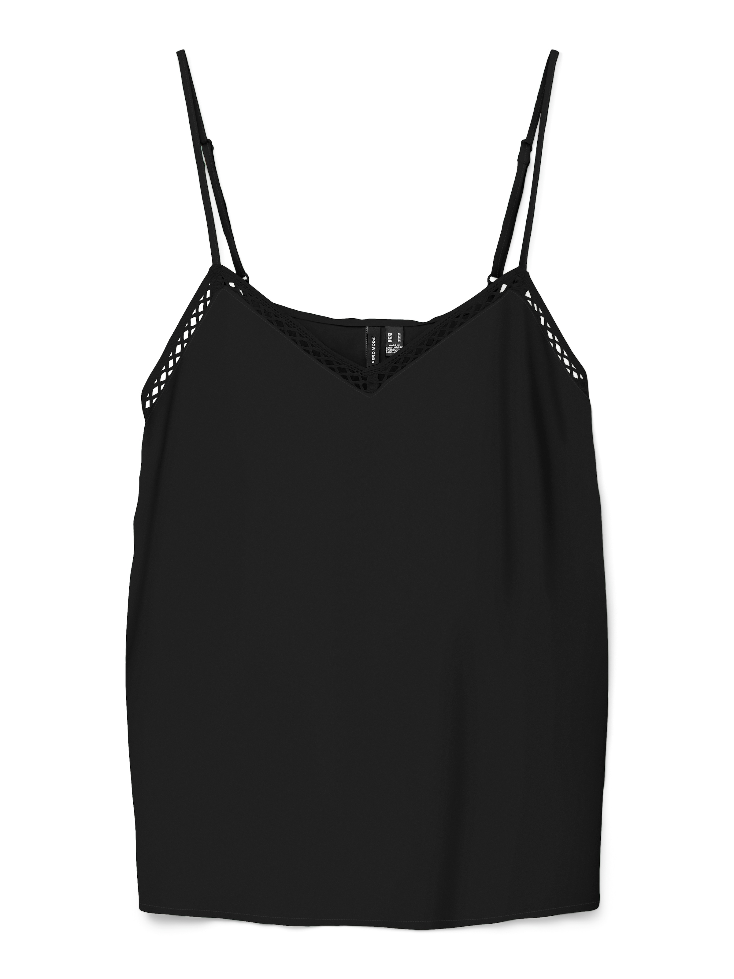 Vero Moda Top à bretelles spaghetti »VMMENNY LACE SINGLET WVN GA« viscose, coupe regular