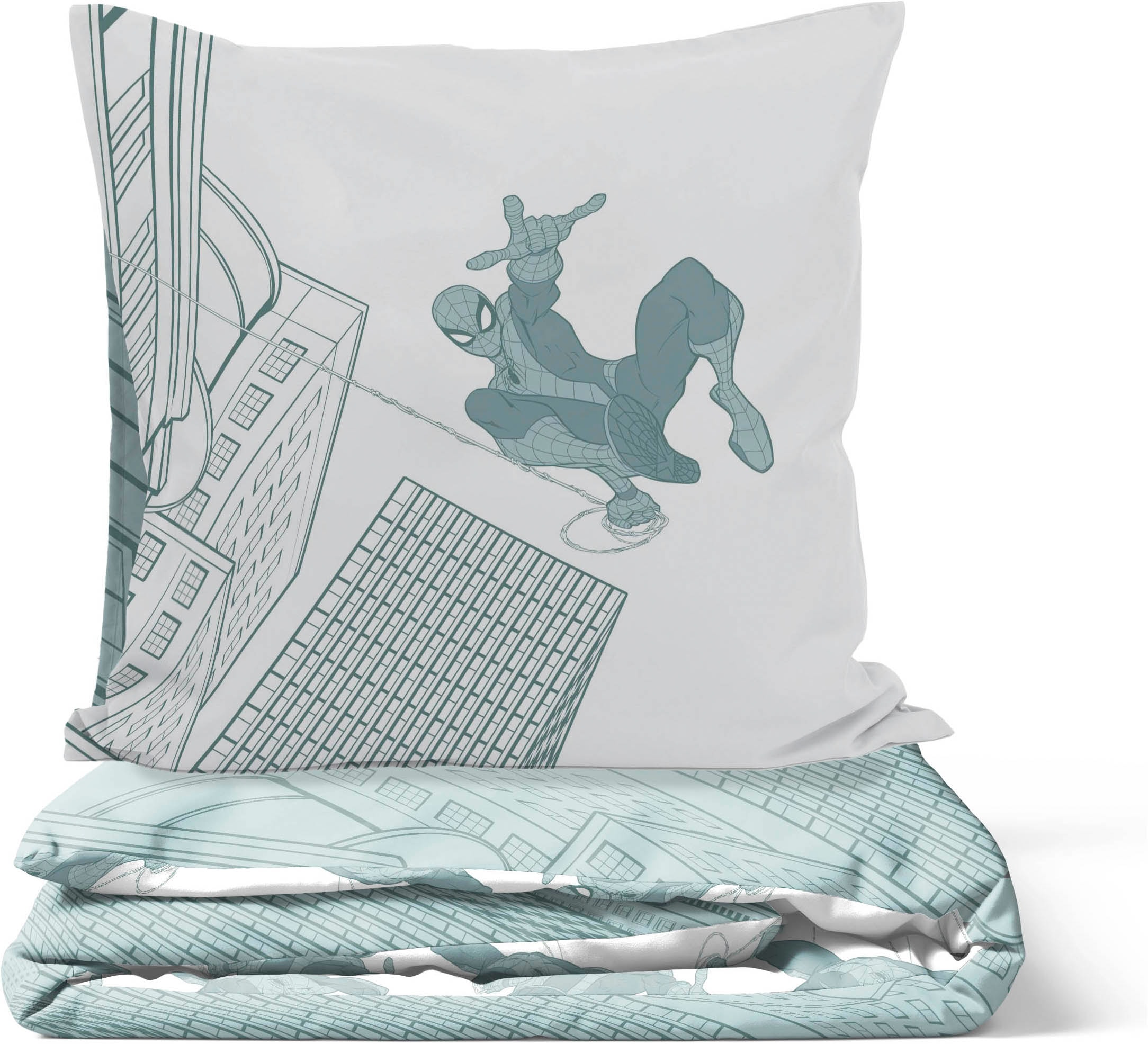 Spiderman Linge de lit pour enfants »Marvel Spider-Man Spidey« 2 100% coton