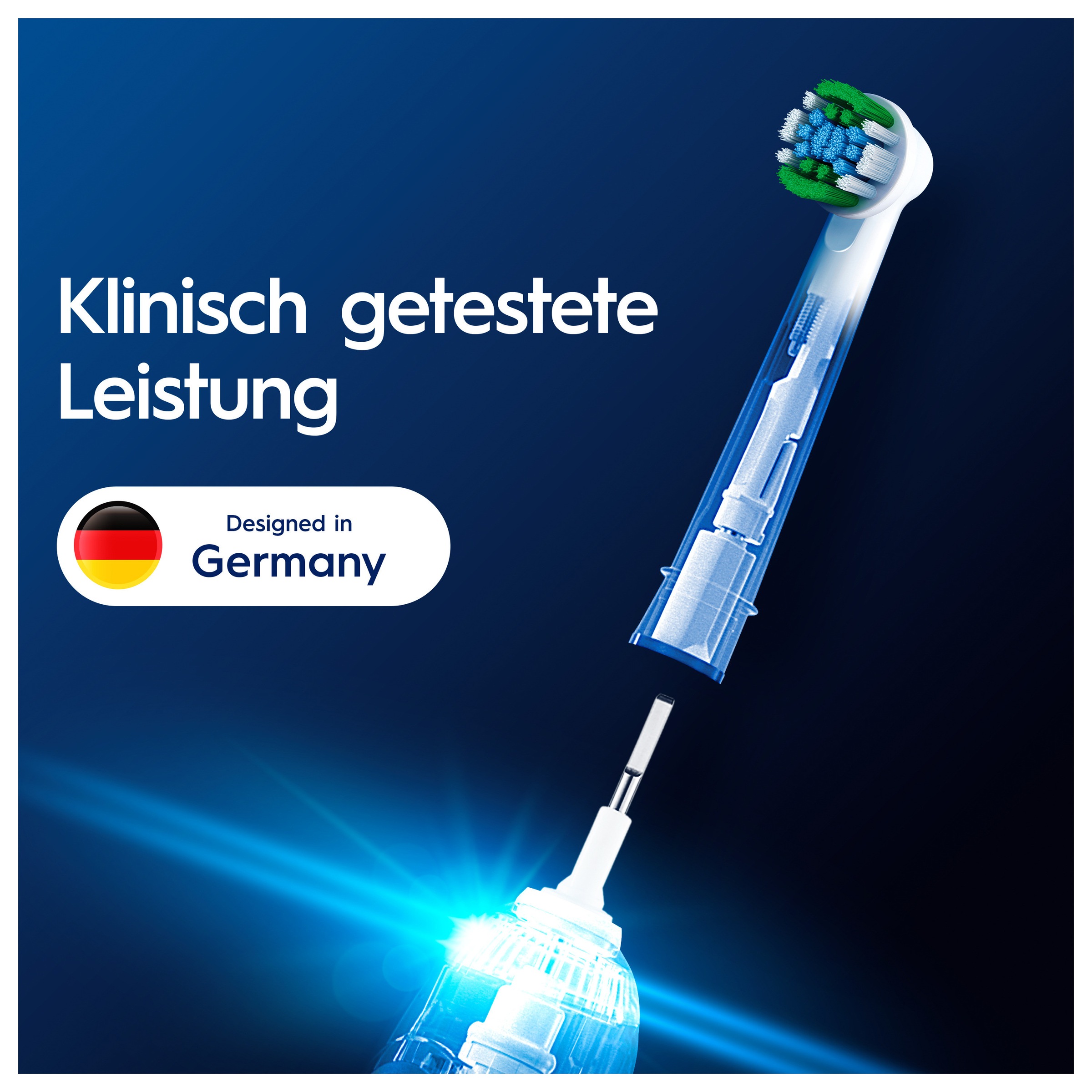 Oral-B Aufsteckbürsten »Pro Precision Clean« Zahnreinigung mit innovativen X-förmigen Borsten