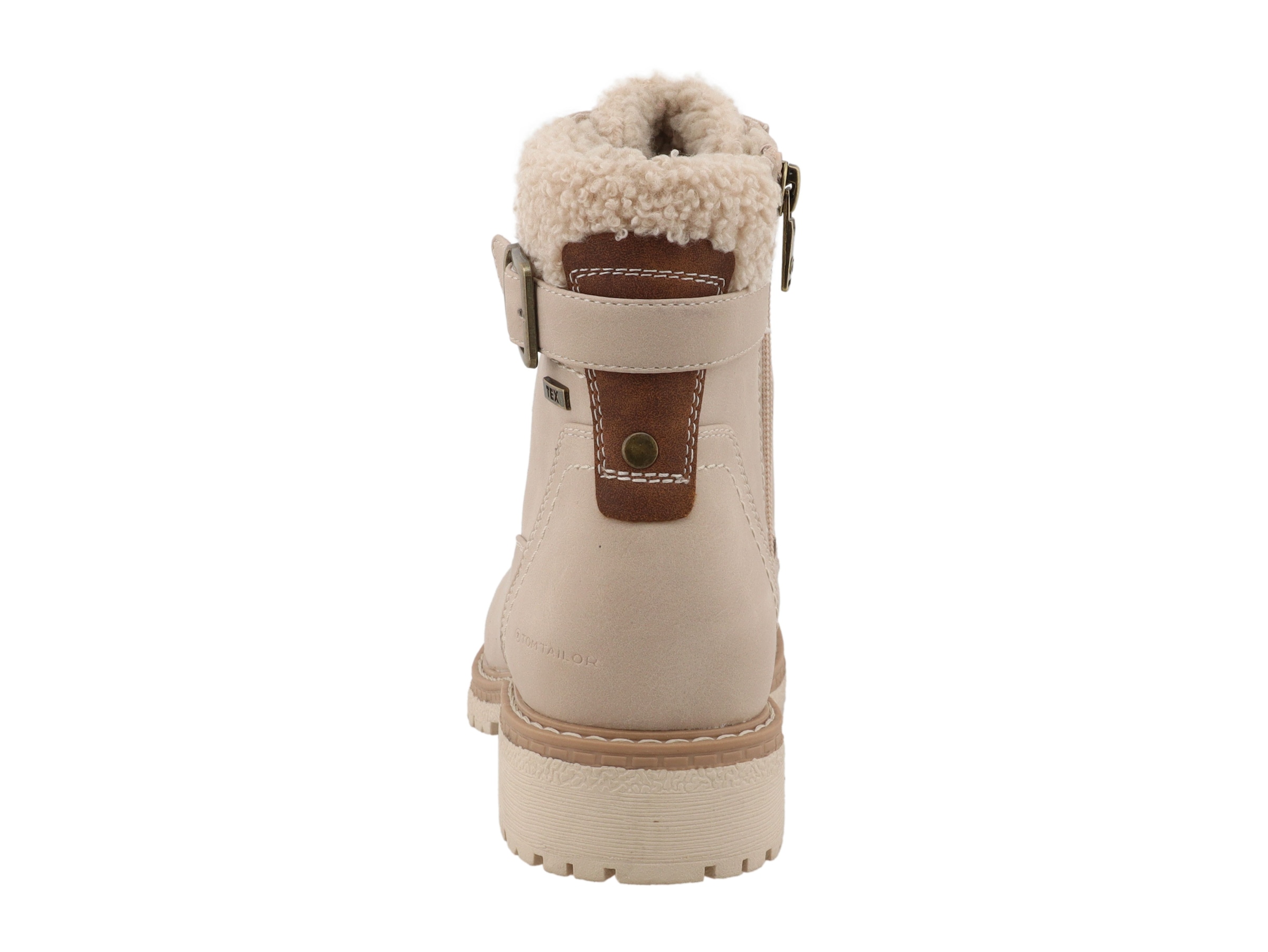 TOM TAILOR Bottes d'hiver  workerboots, chaussure de randonnée avec talon bloc