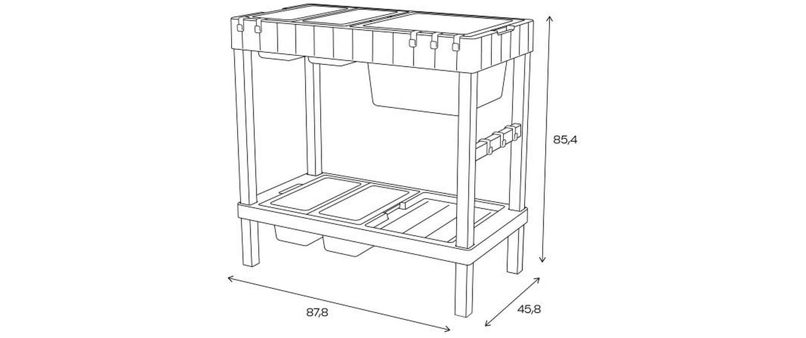   Kräuterbeet »Plastia KräuterInsel«