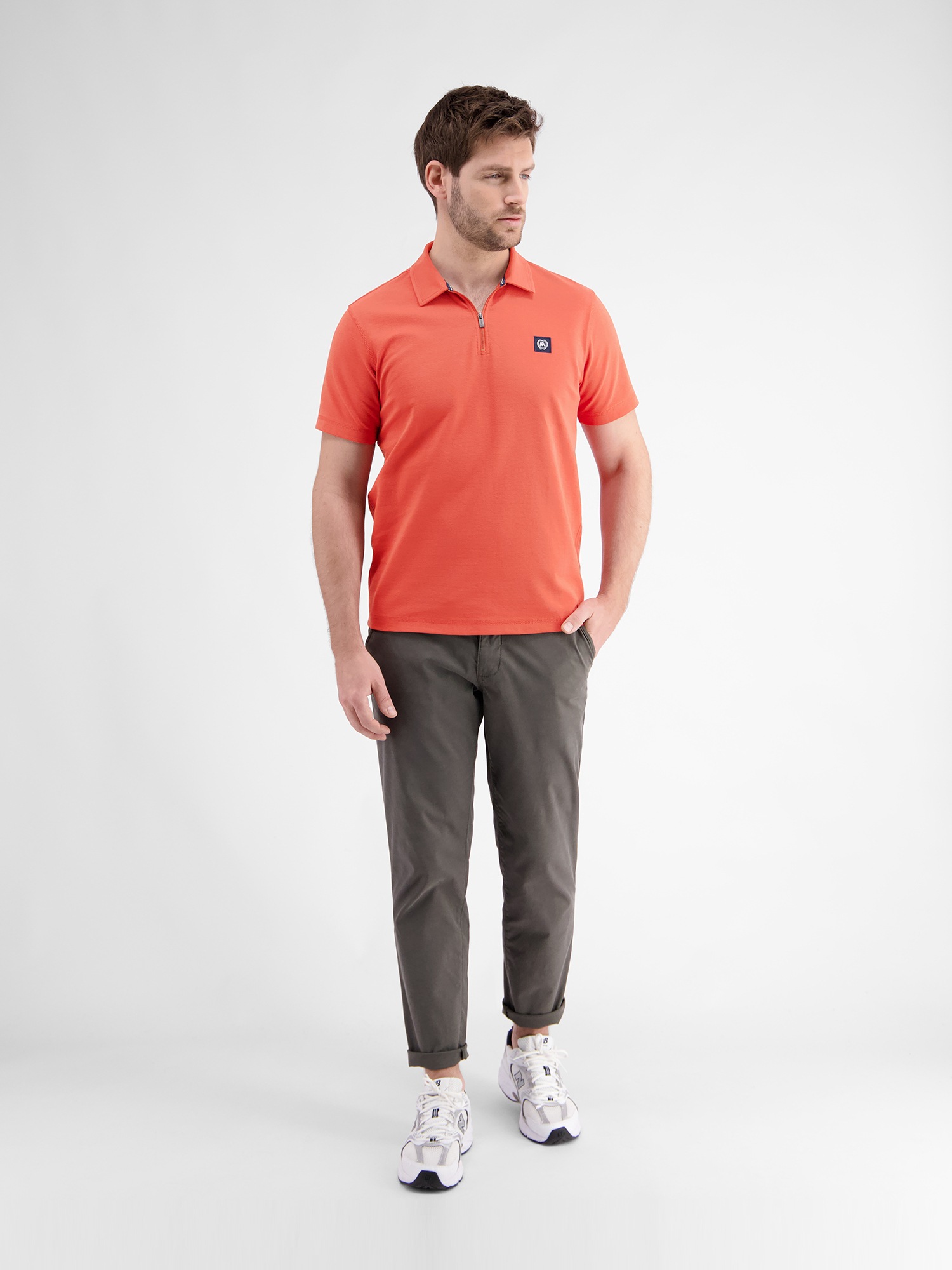 LERROS Polo »Poloshirt für Herren mit Reissverschluss in Cool & Dry Qualität«