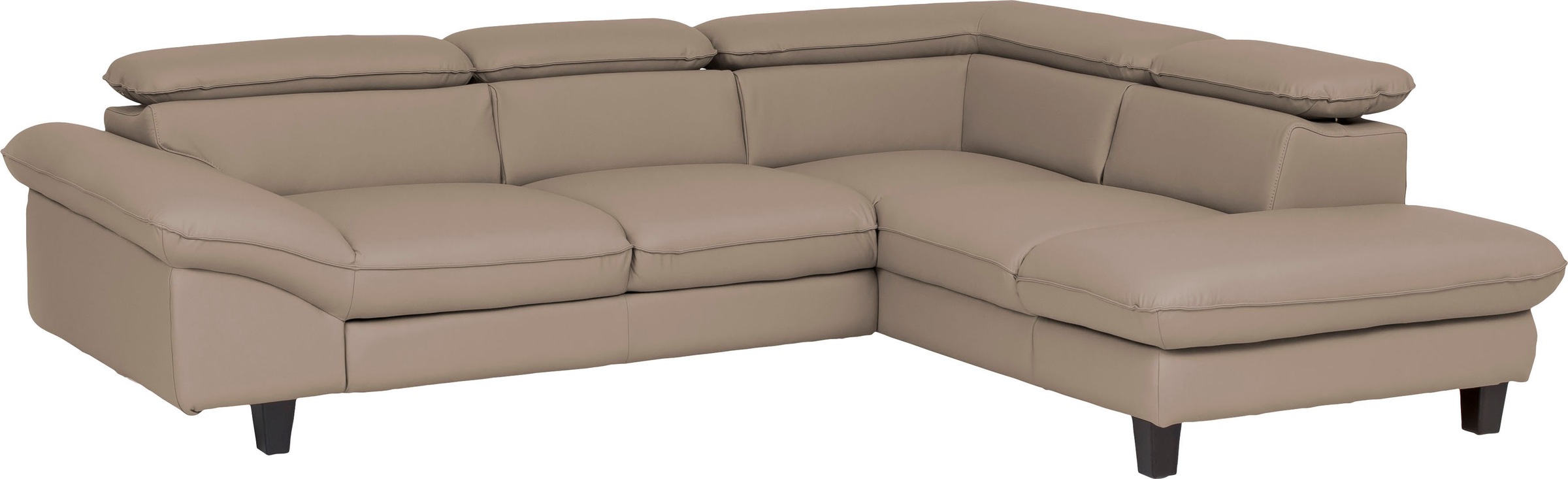 GOODproduct Ecksofa »Pilot L-Form« mit Kopfteilverstellung, wahlweise mit Schlaffunktion & Bettkasten